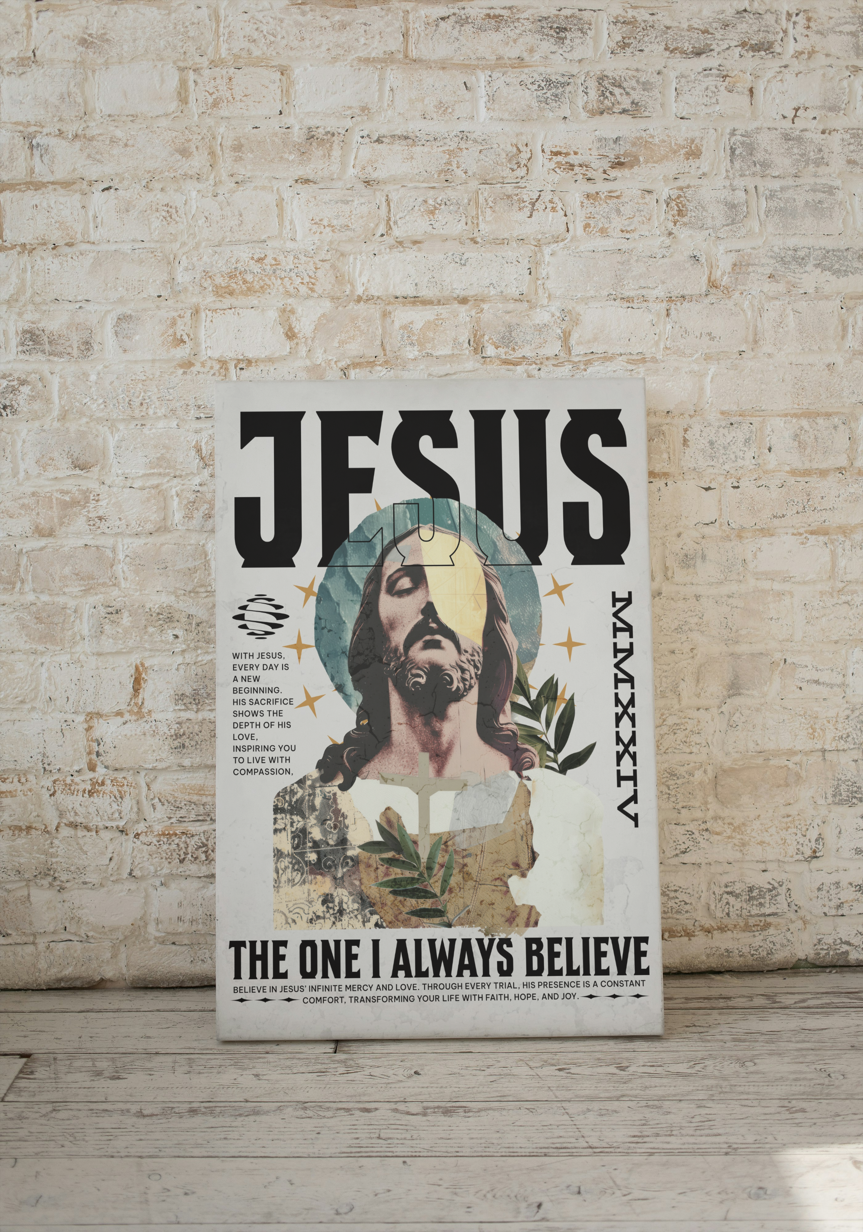 Leinwand - Jesus the one i always believe