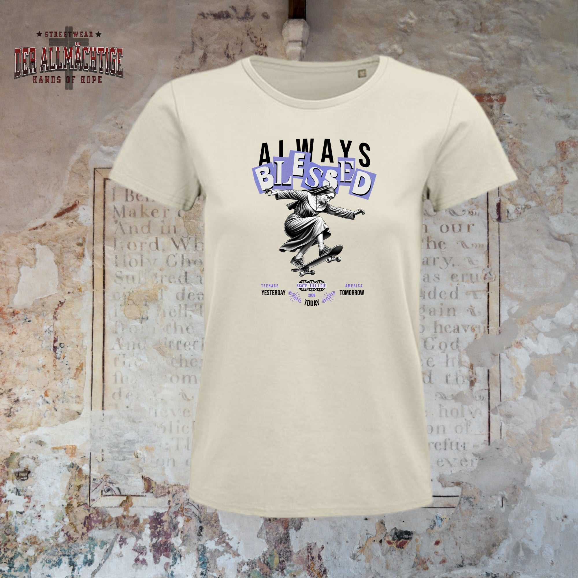 Always Blessed Damen Premium Tshirt