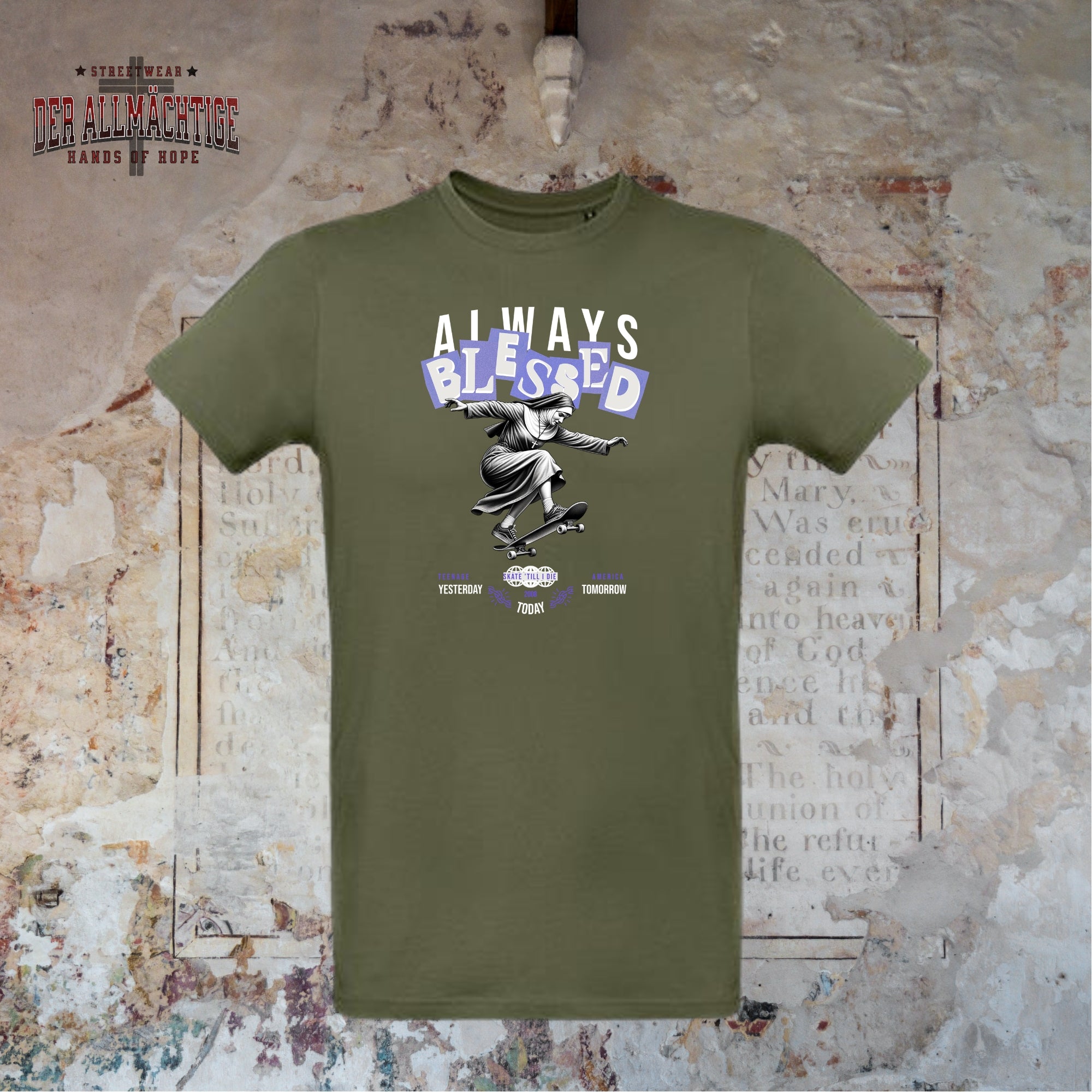 Always Blessed Herren Premium Tshirt