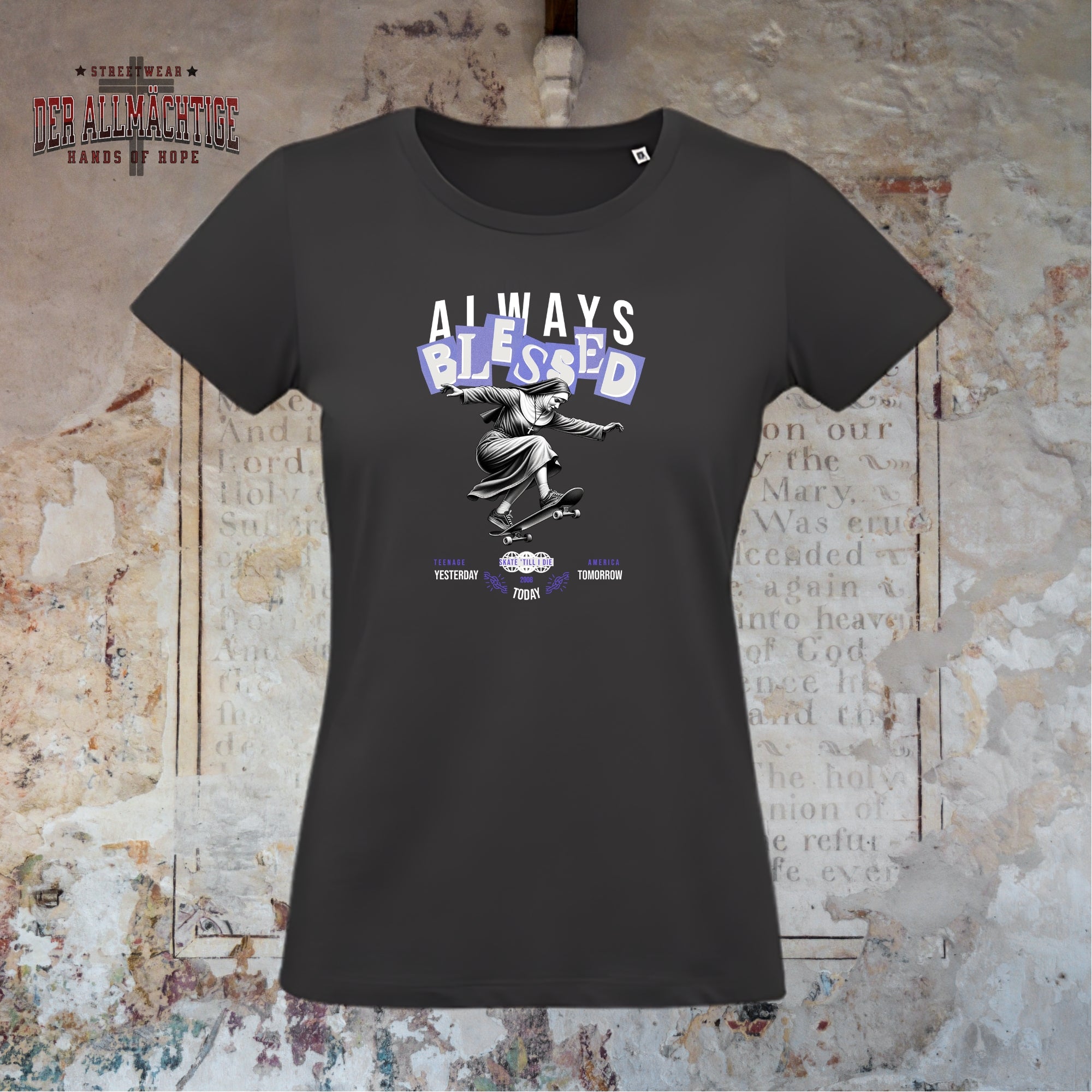 Always Blessed Damen Premium Tshirt