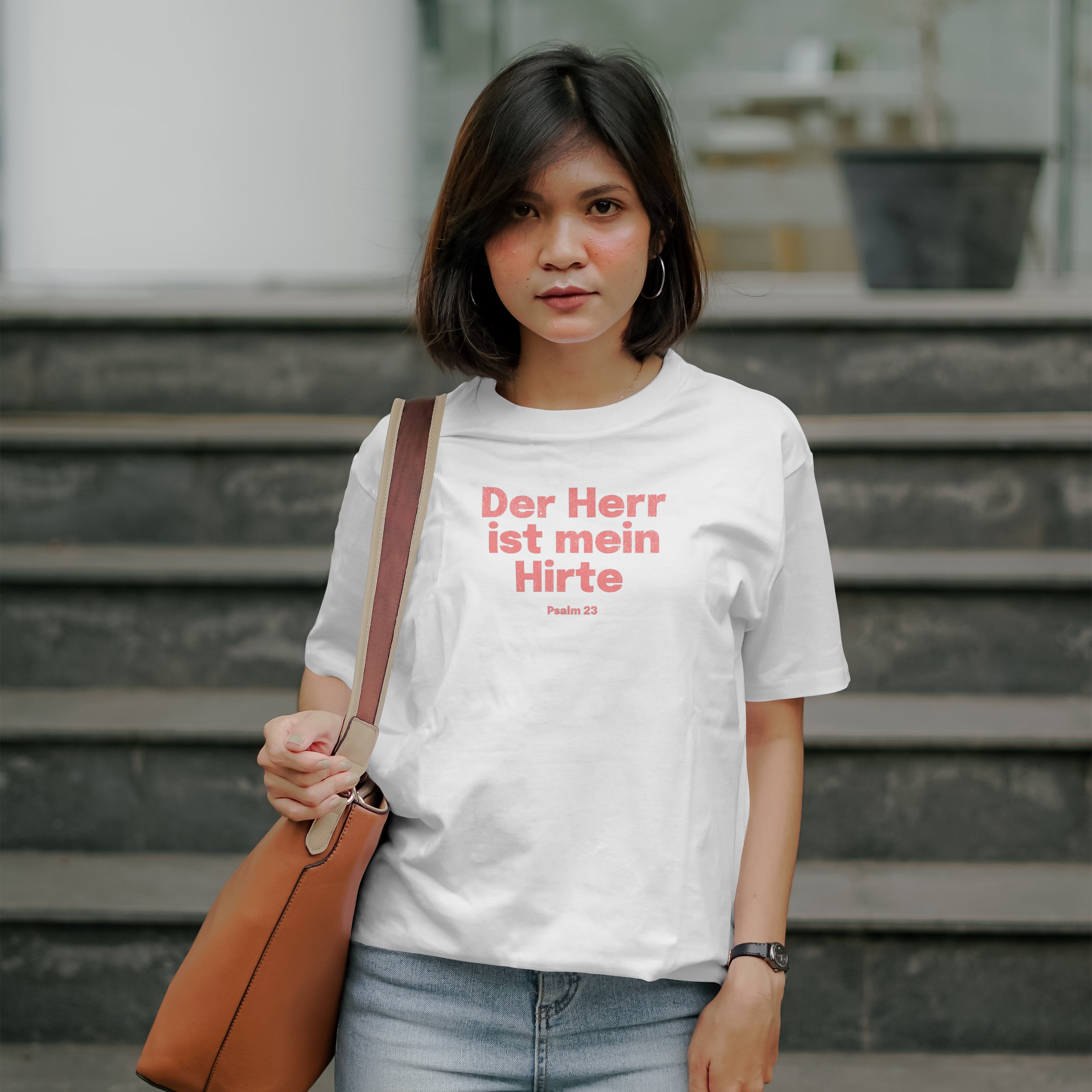Der Herr ist mein Hirte Damen Premium Tshirt