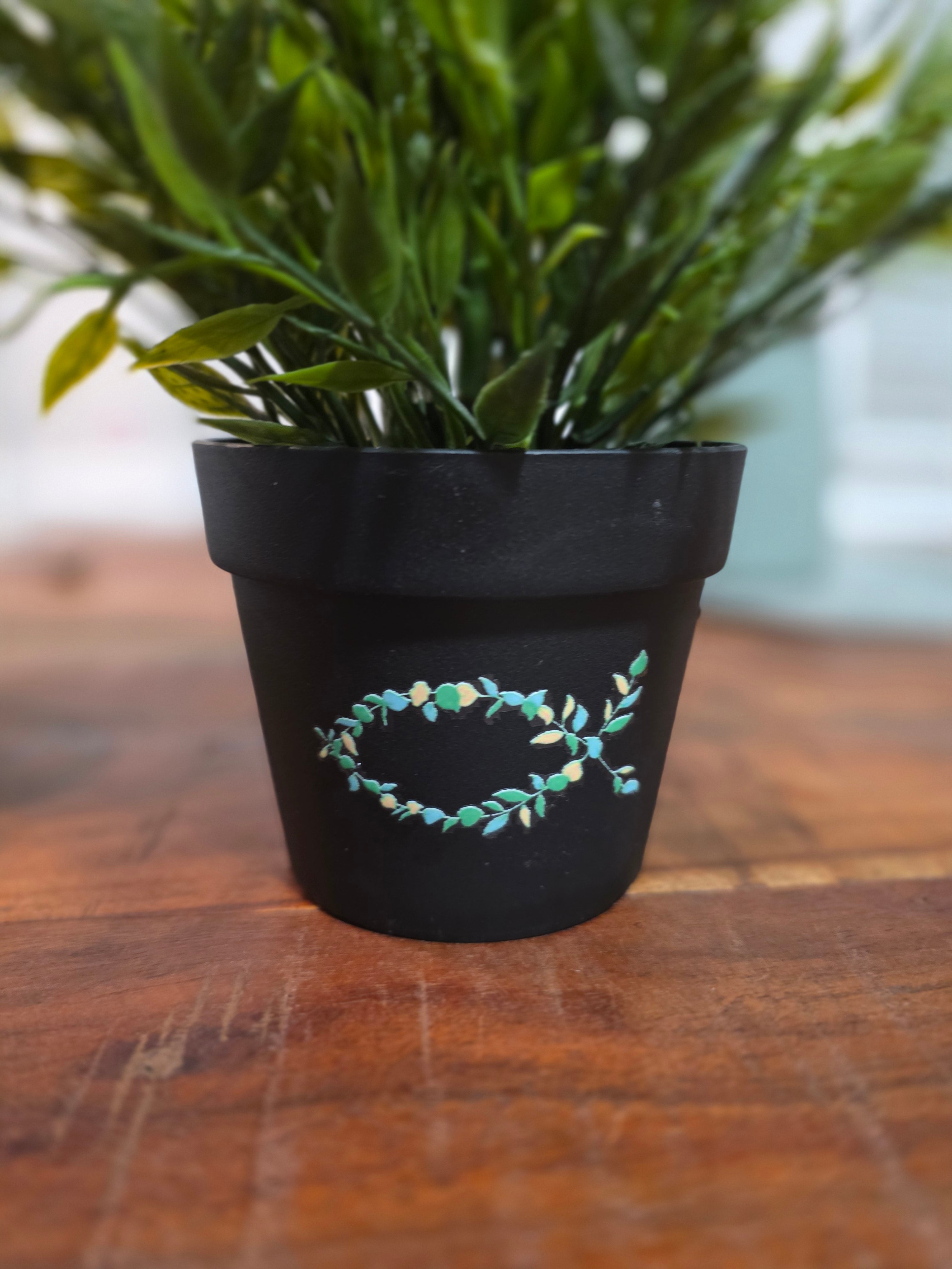 Glaubenssticker - Eucharistischer Fisch Pflanze