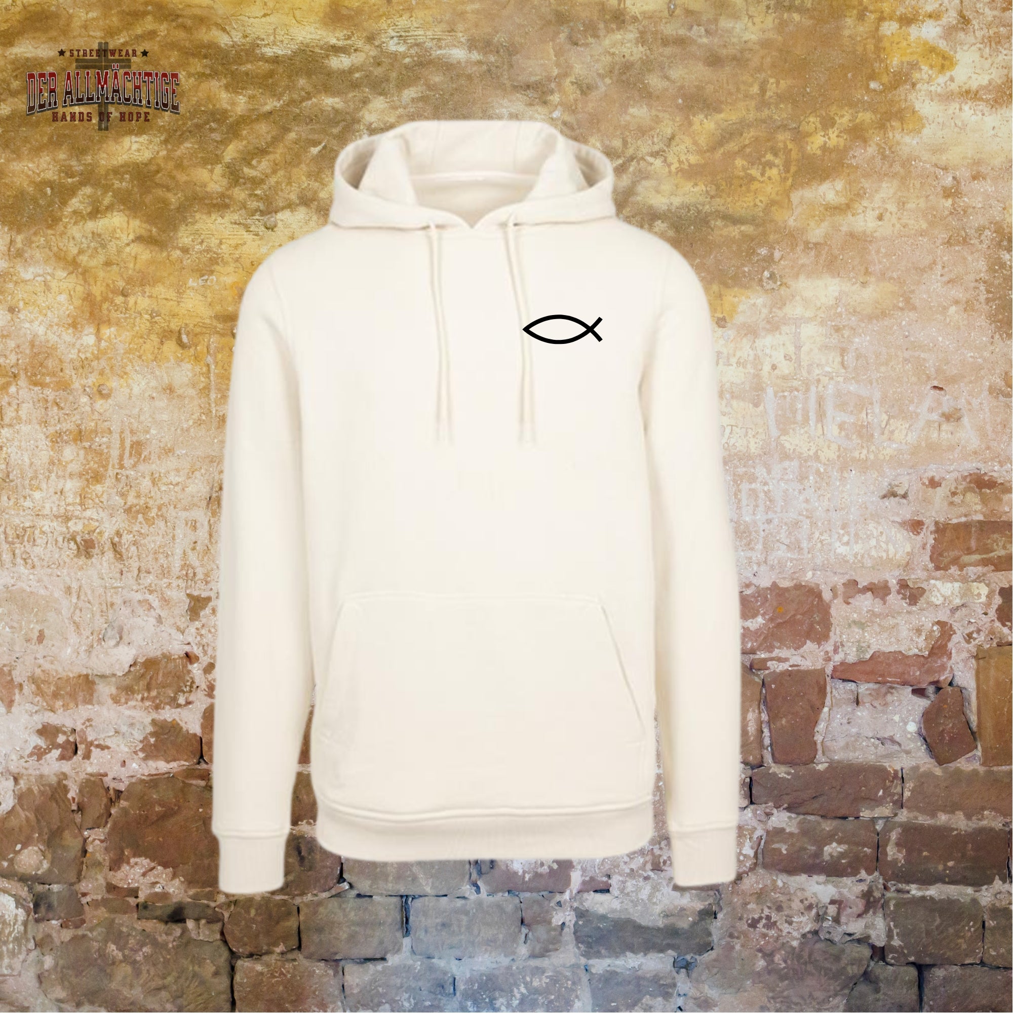 Eucharistischer Fisch Damen Hoodie