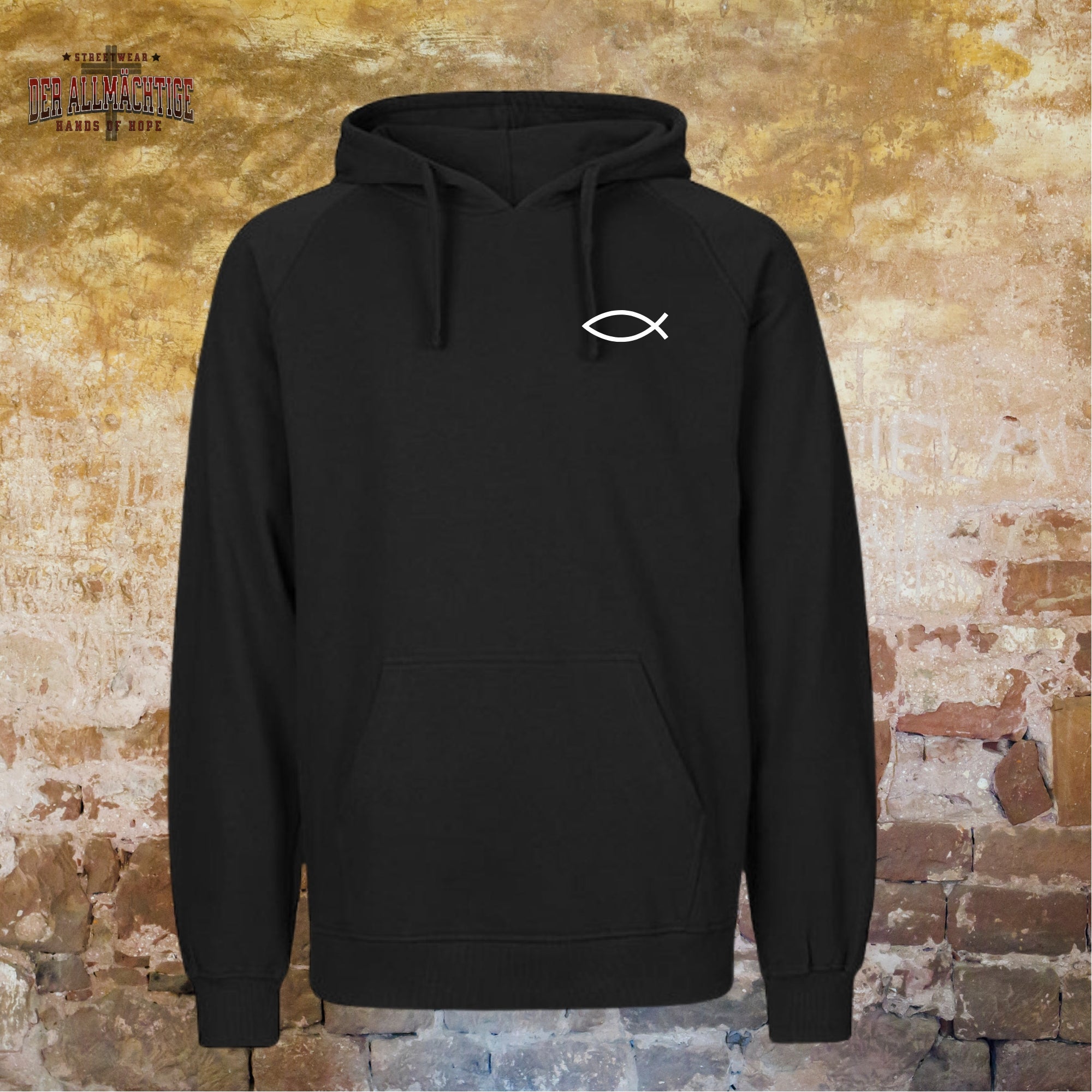 Eucharistischer Fisch Damen Hoodie