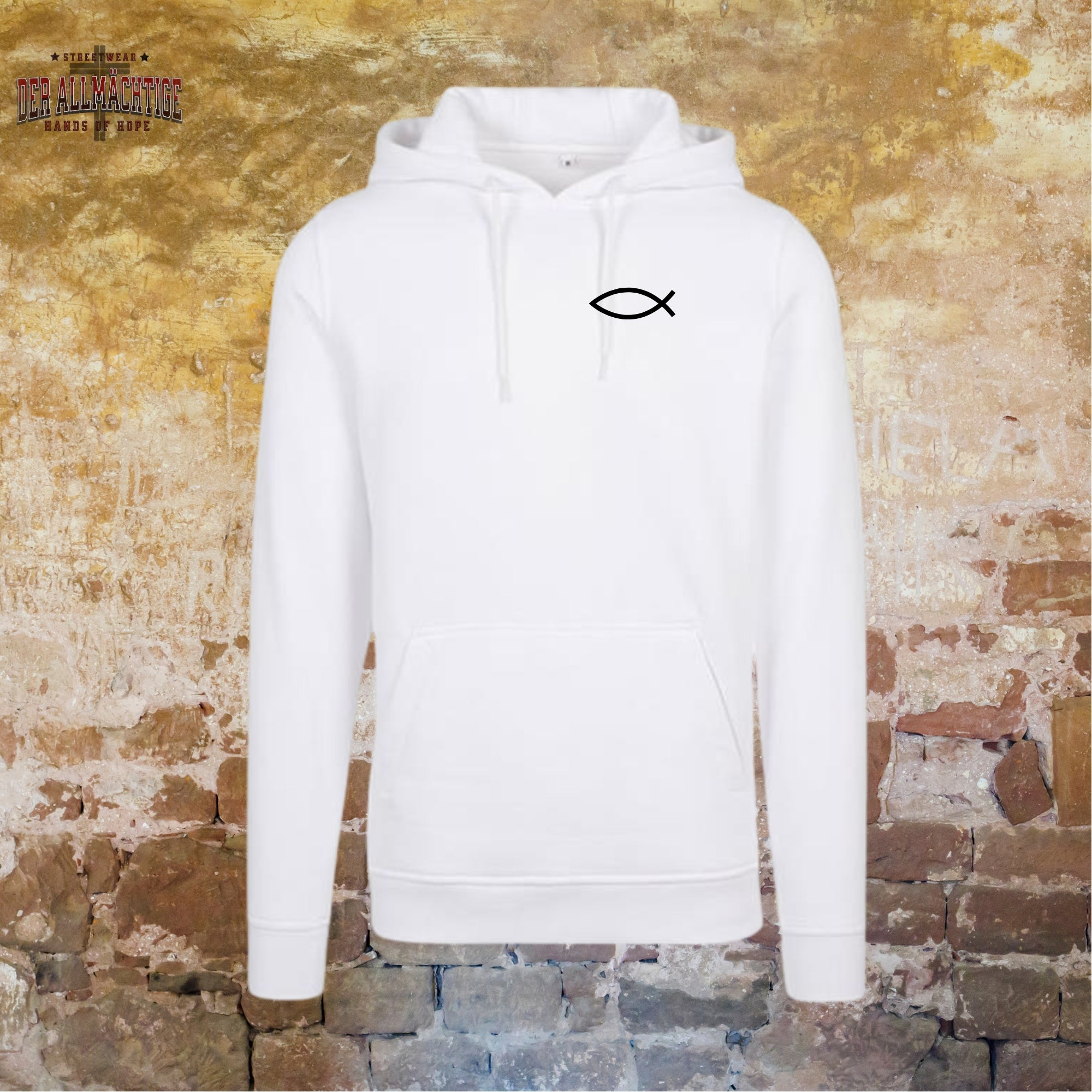 Eucharistischer Fisch Damen Hoodie