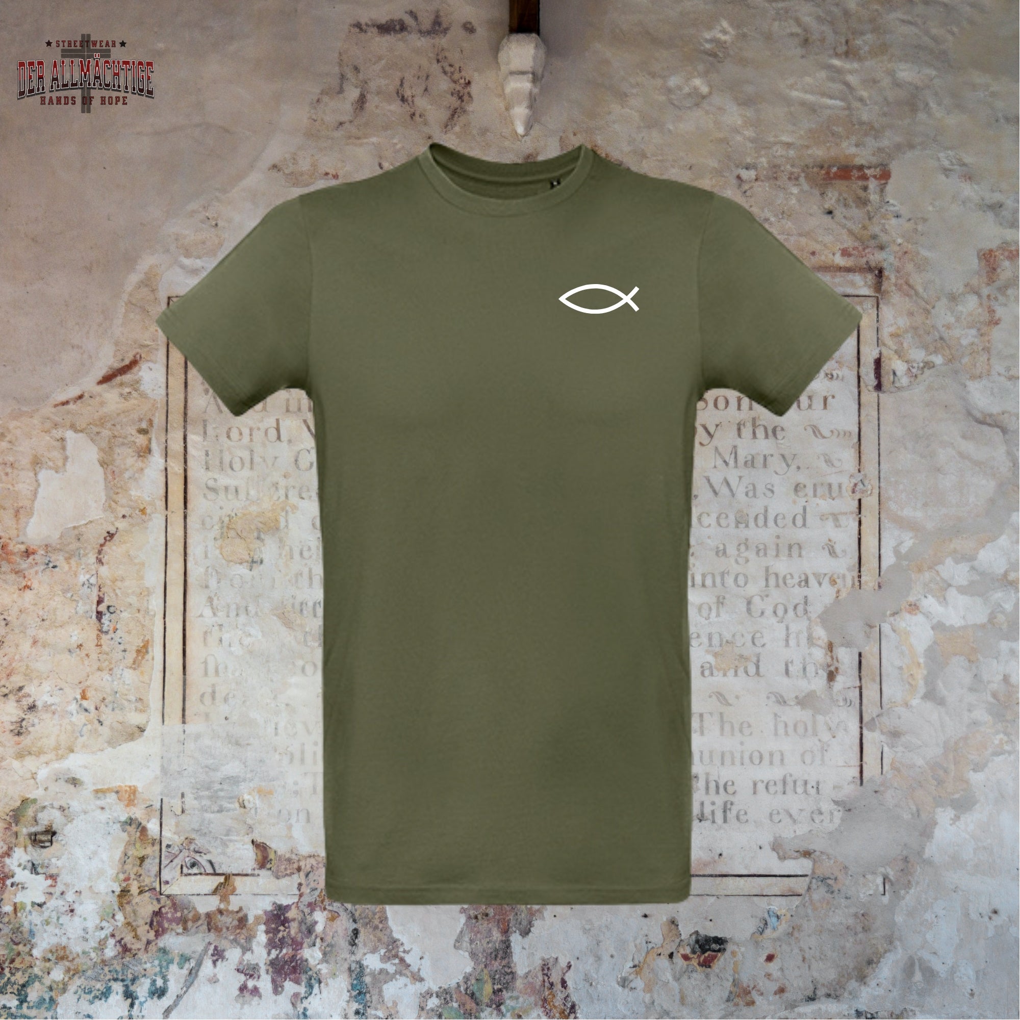 Eucharistischer Fisch Damen Premium Tshirt