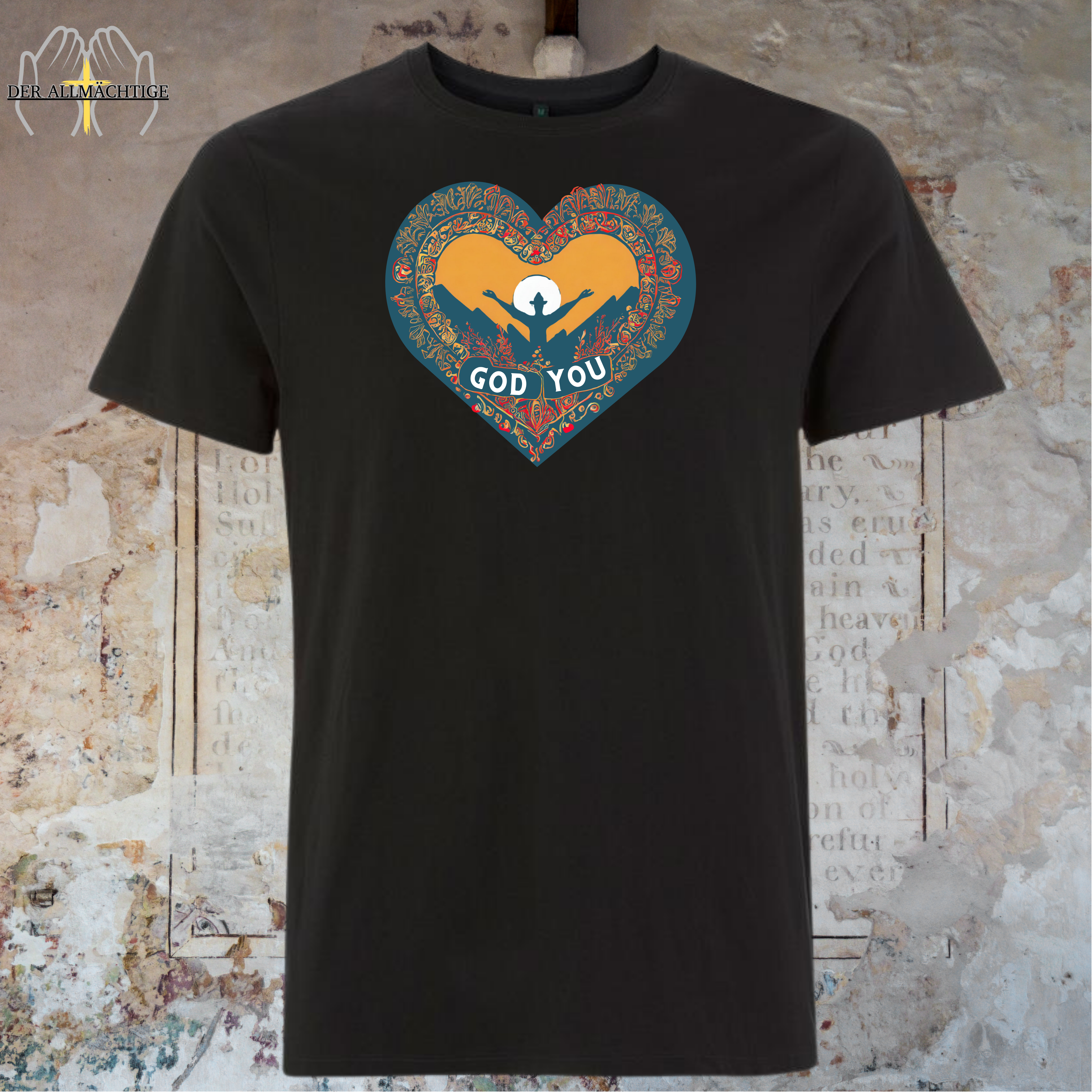 God Loves You Herren Tshirt