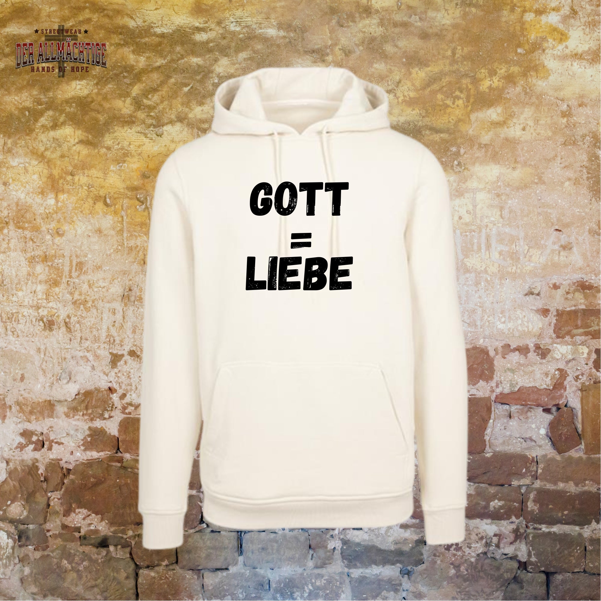 Gott = Liebe Herren Hoodie