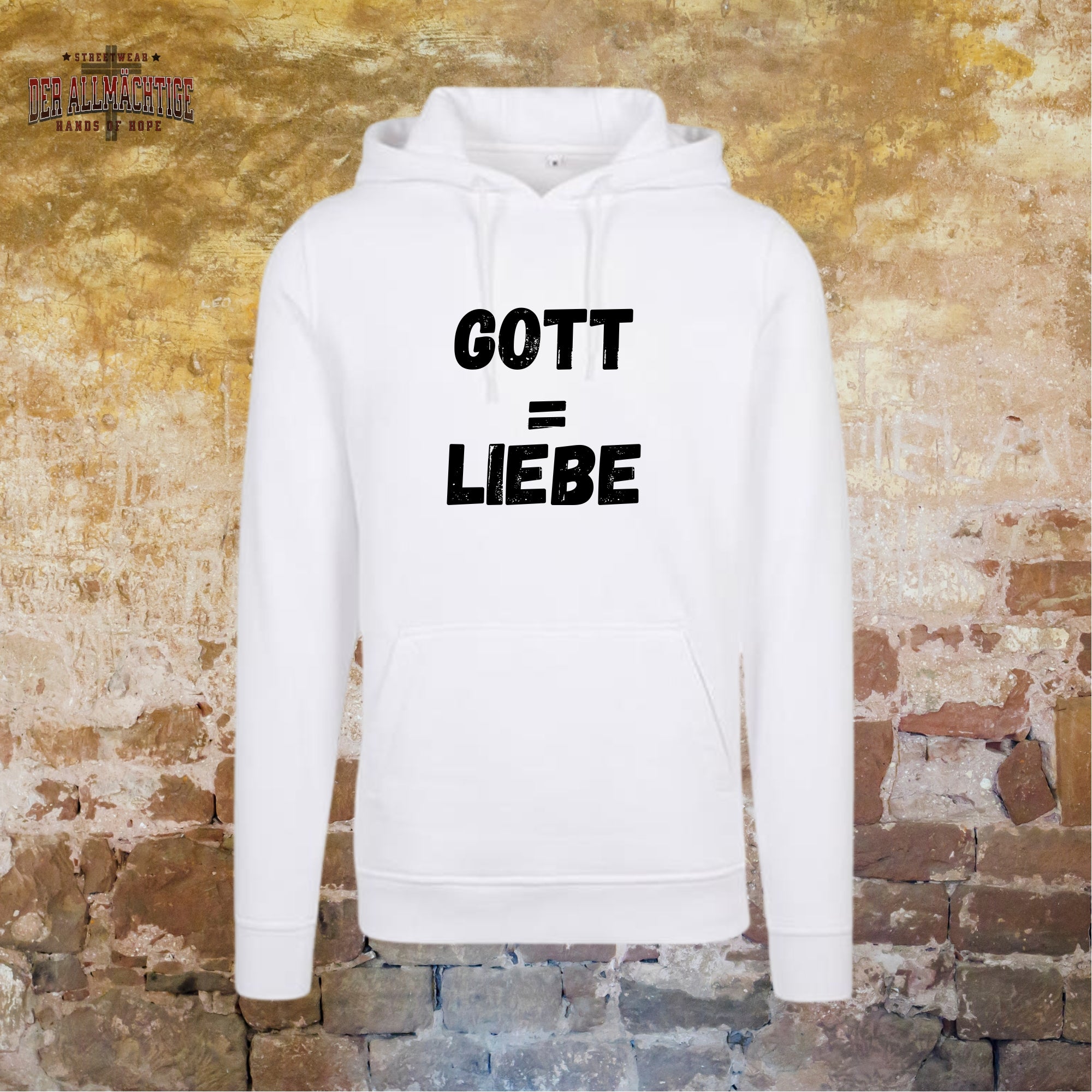 Gott = Liebe Herren Hoodie