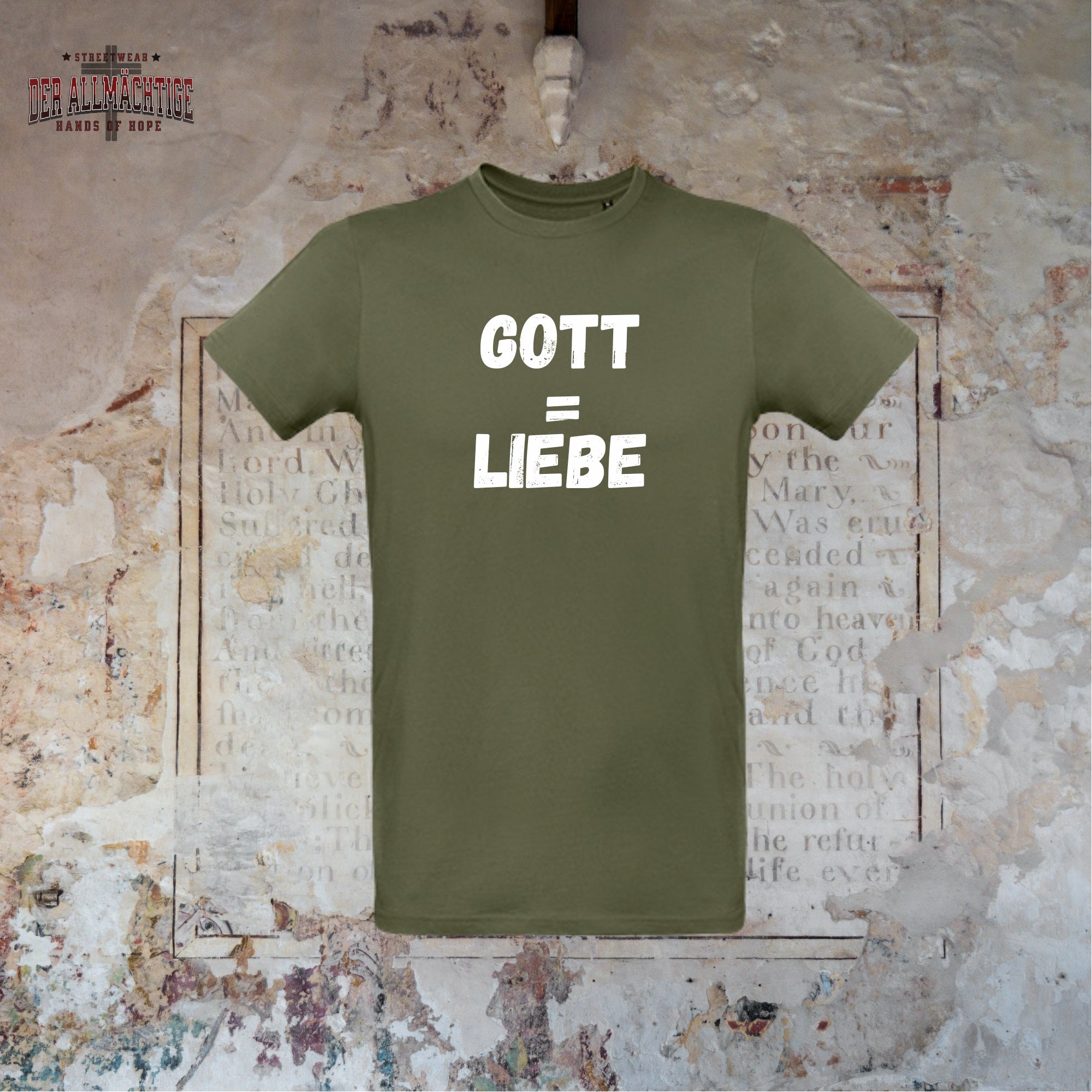 Gott = Liebe Herren Tshirt