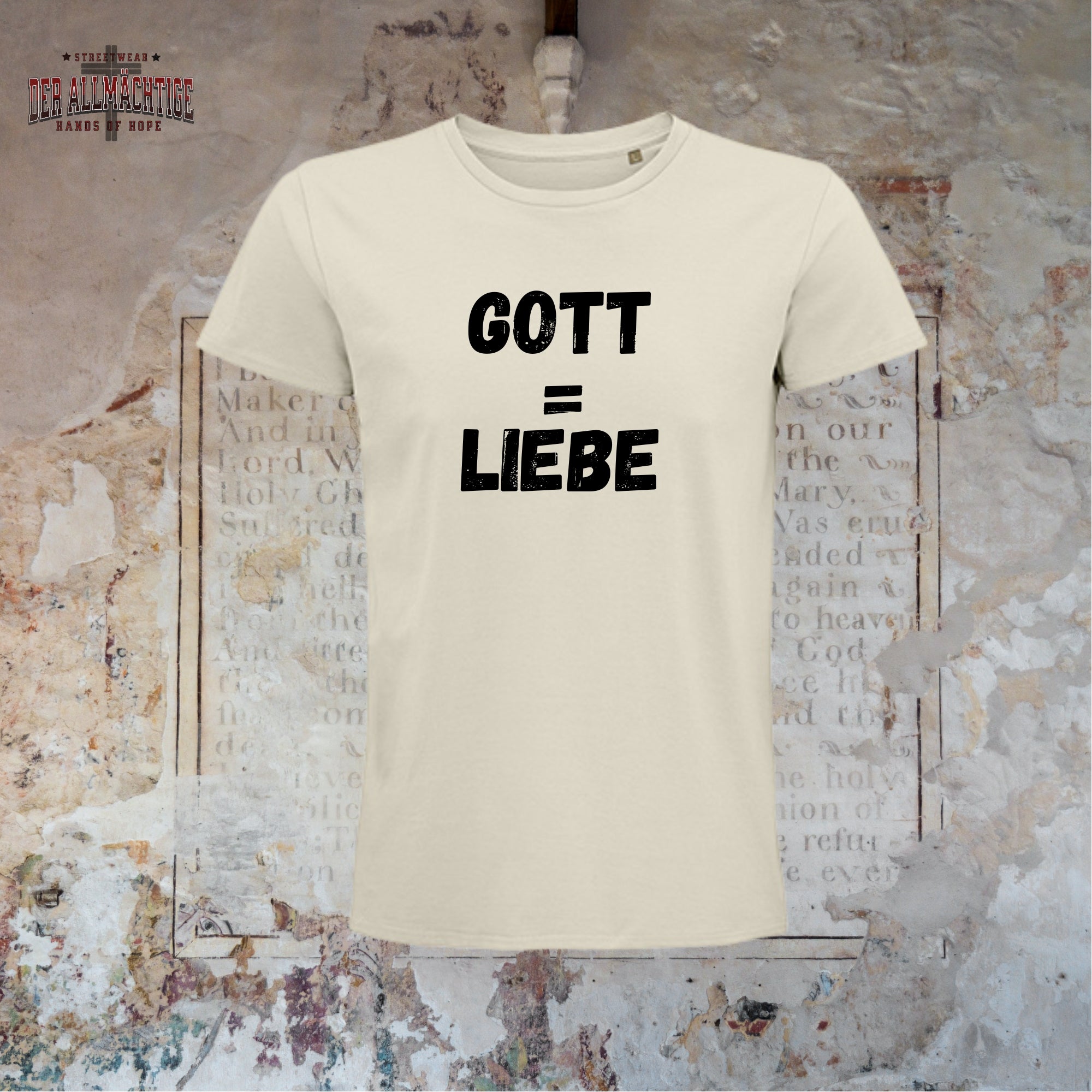 Gott = Liebe Herren Tshirt