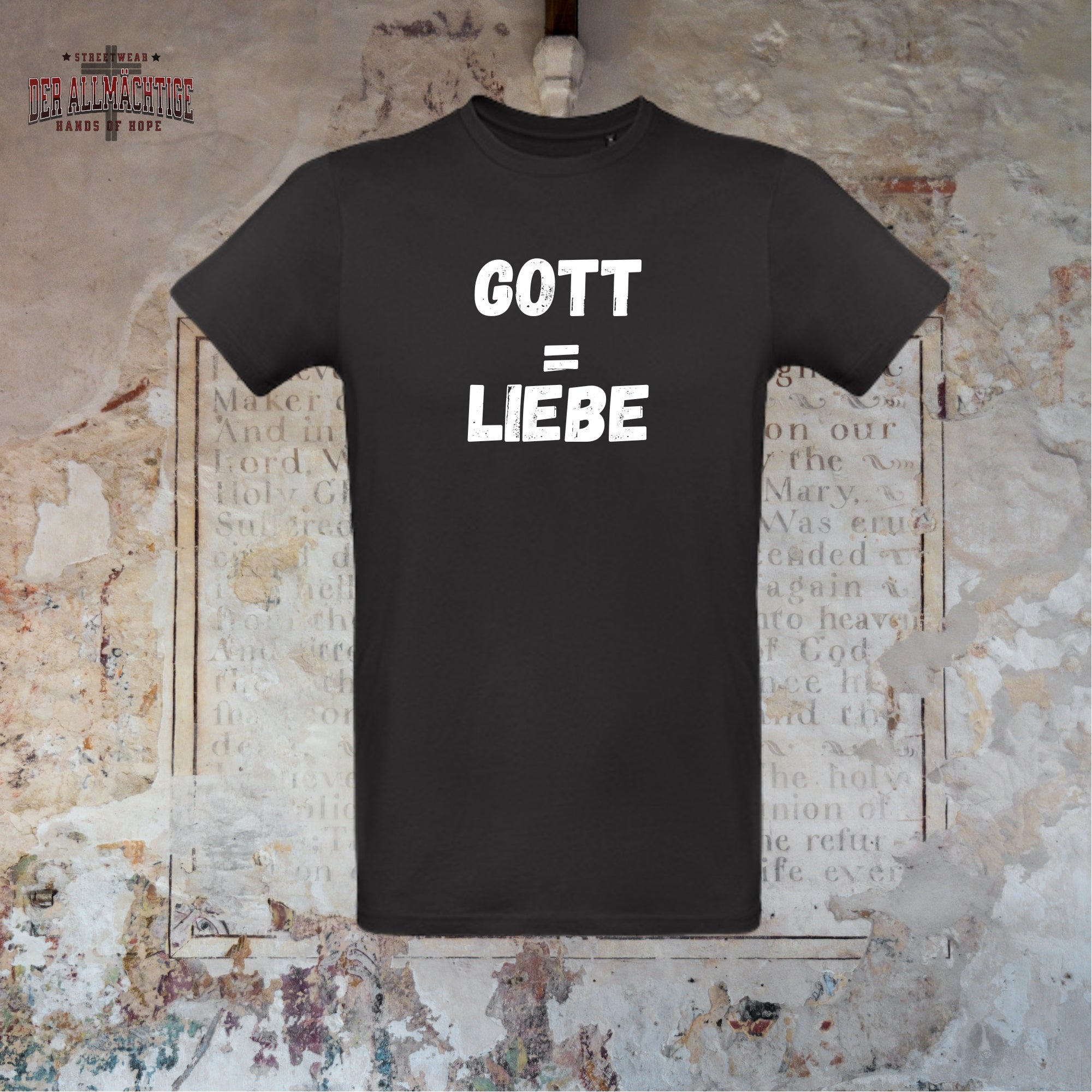 Gott = Liebe Herren Tshirt