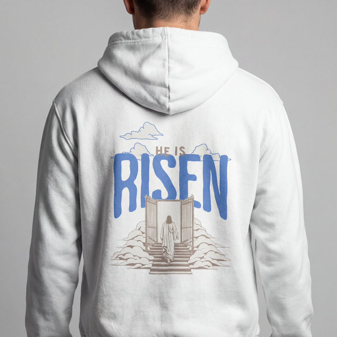 Christlicher Herren Hoodie He ist Risen | Christian Streetwear