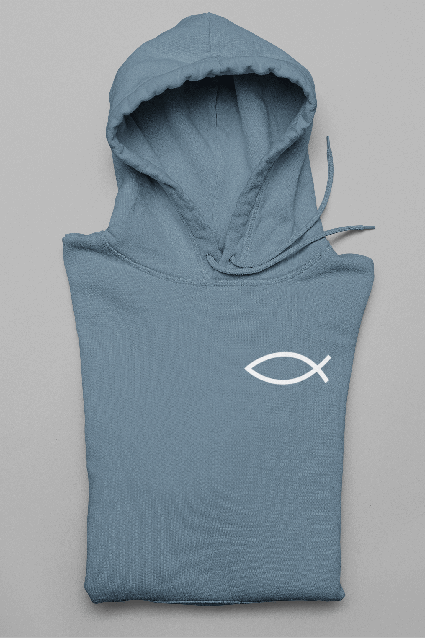 Eucharistischer Fisch Herren Hoodie