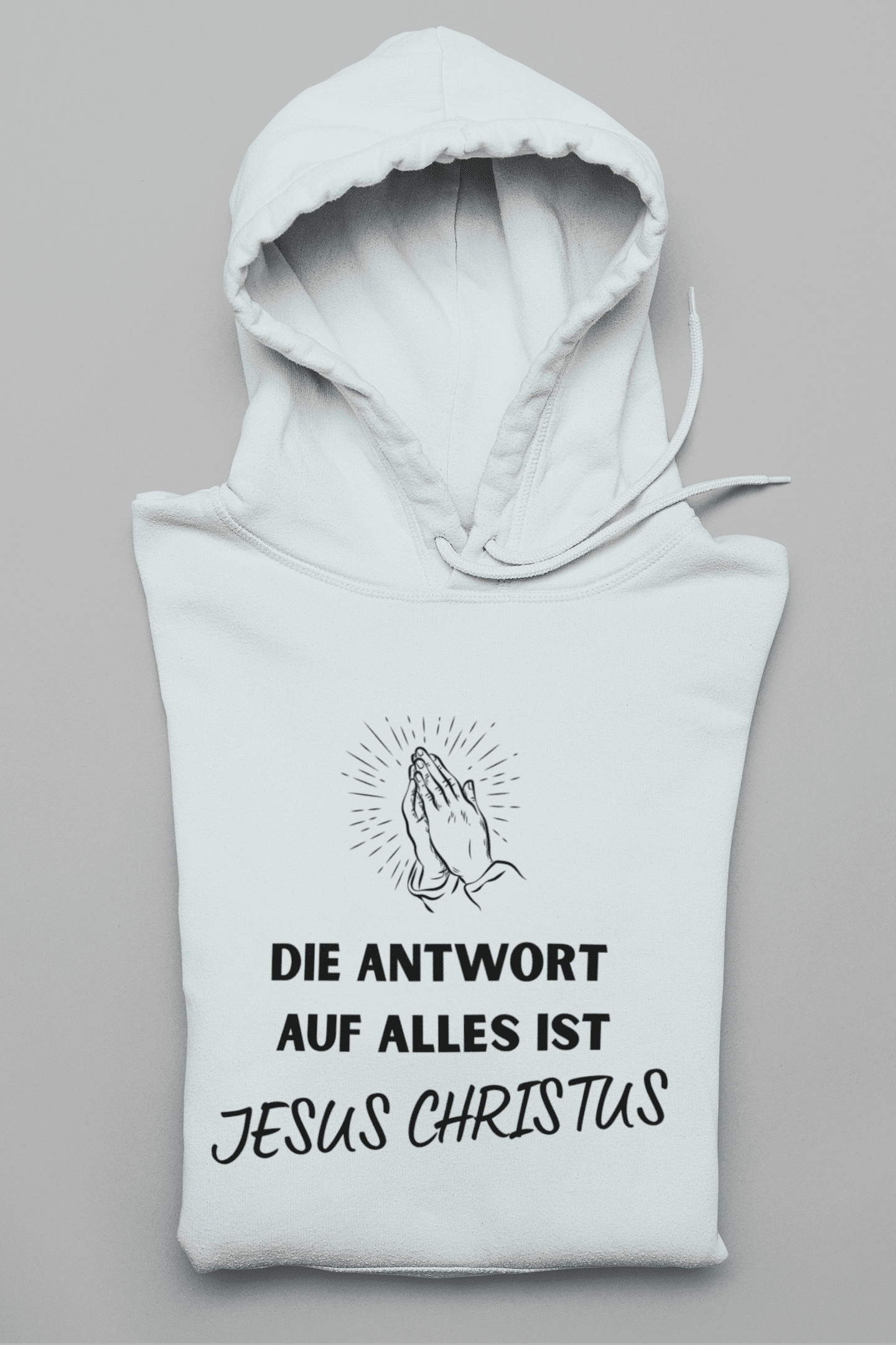Die Antwort auf alles ist Jesus Damen Hoodie