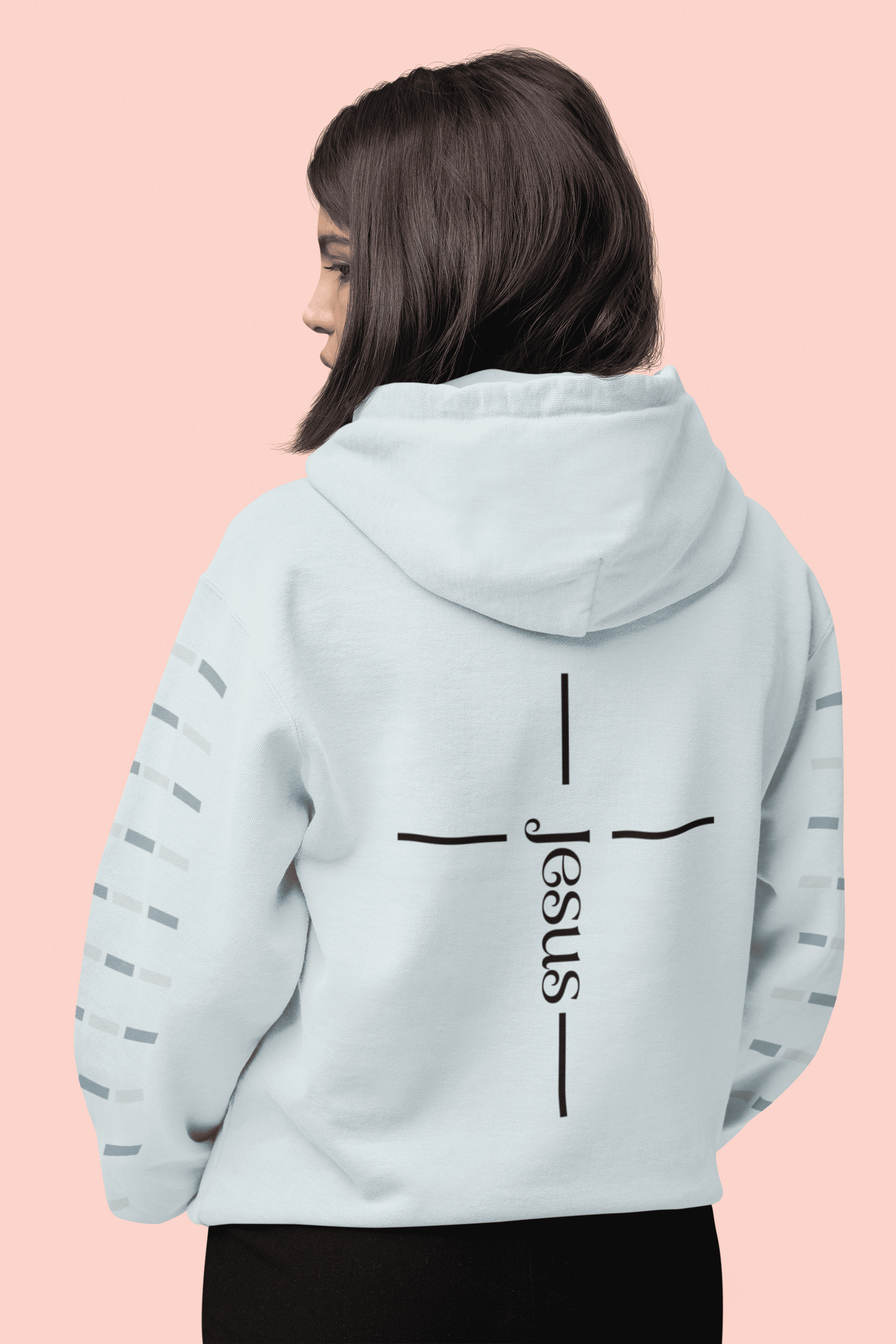 Jesus Kreuz Damen Hoodie