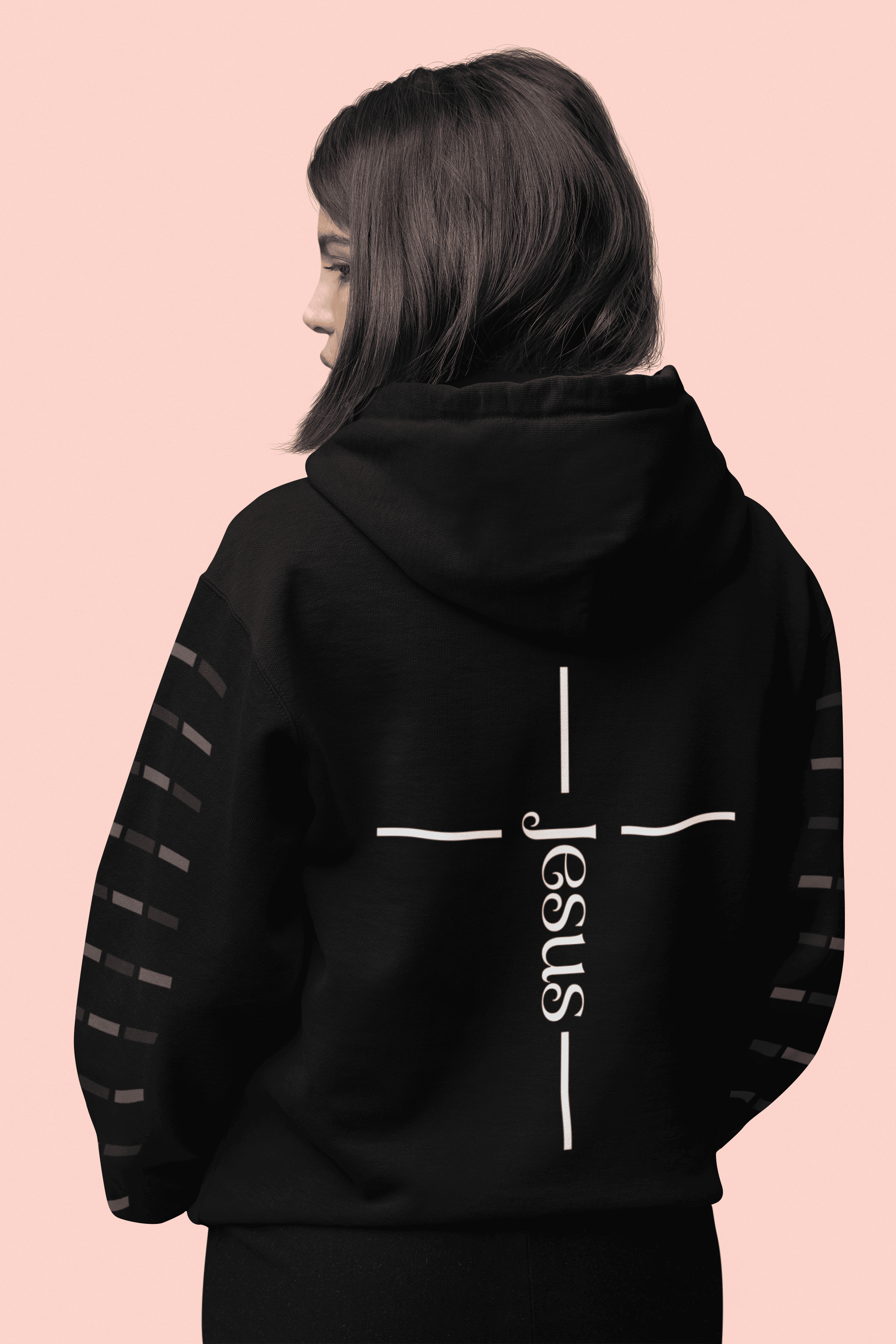 Jesus Kreuz Damen Hoodie