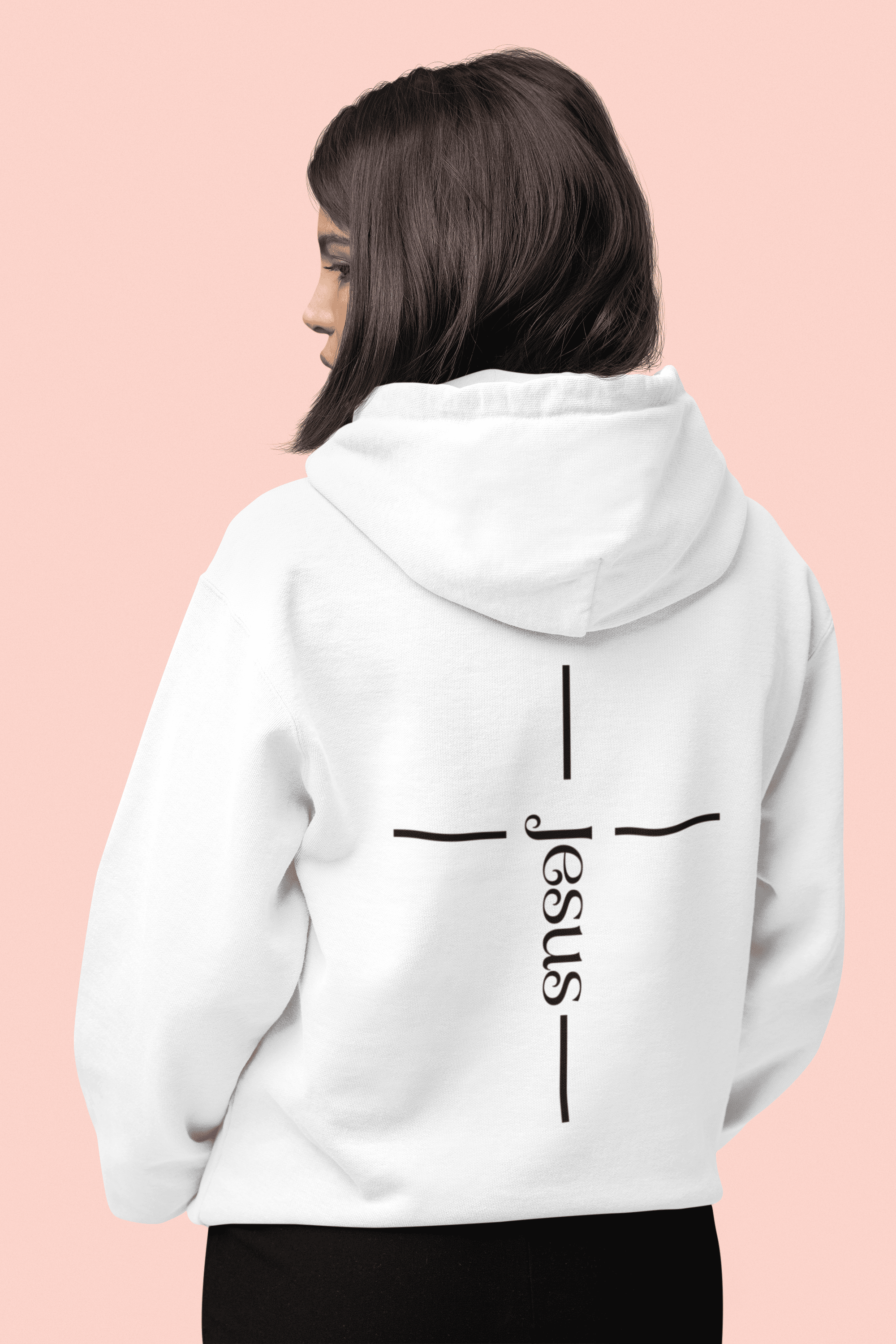 Jesus Kreuz Damen Hoodie