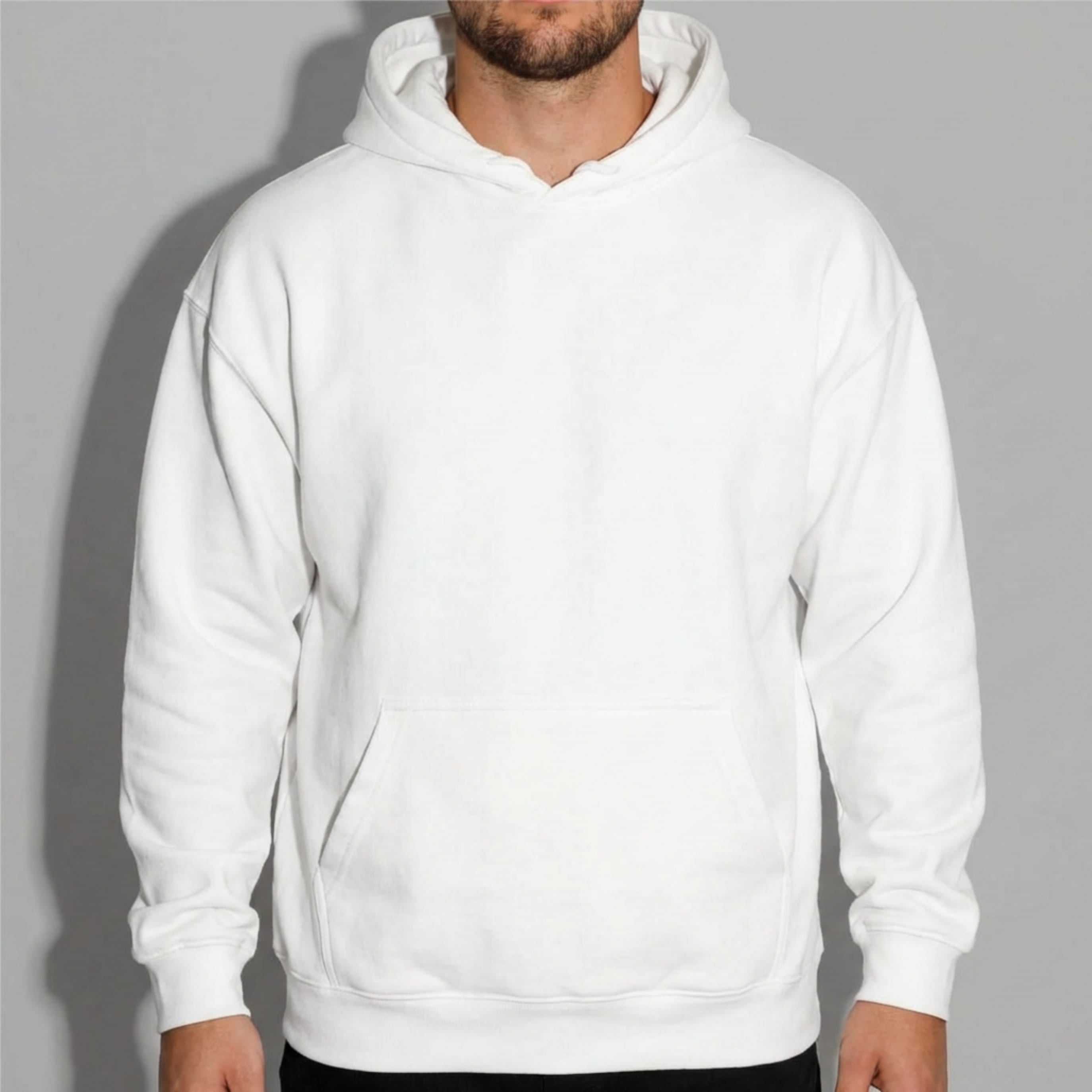 Christlicher Herren Hoodie mit Rückenprint „Jesus the way, the trust, the life“