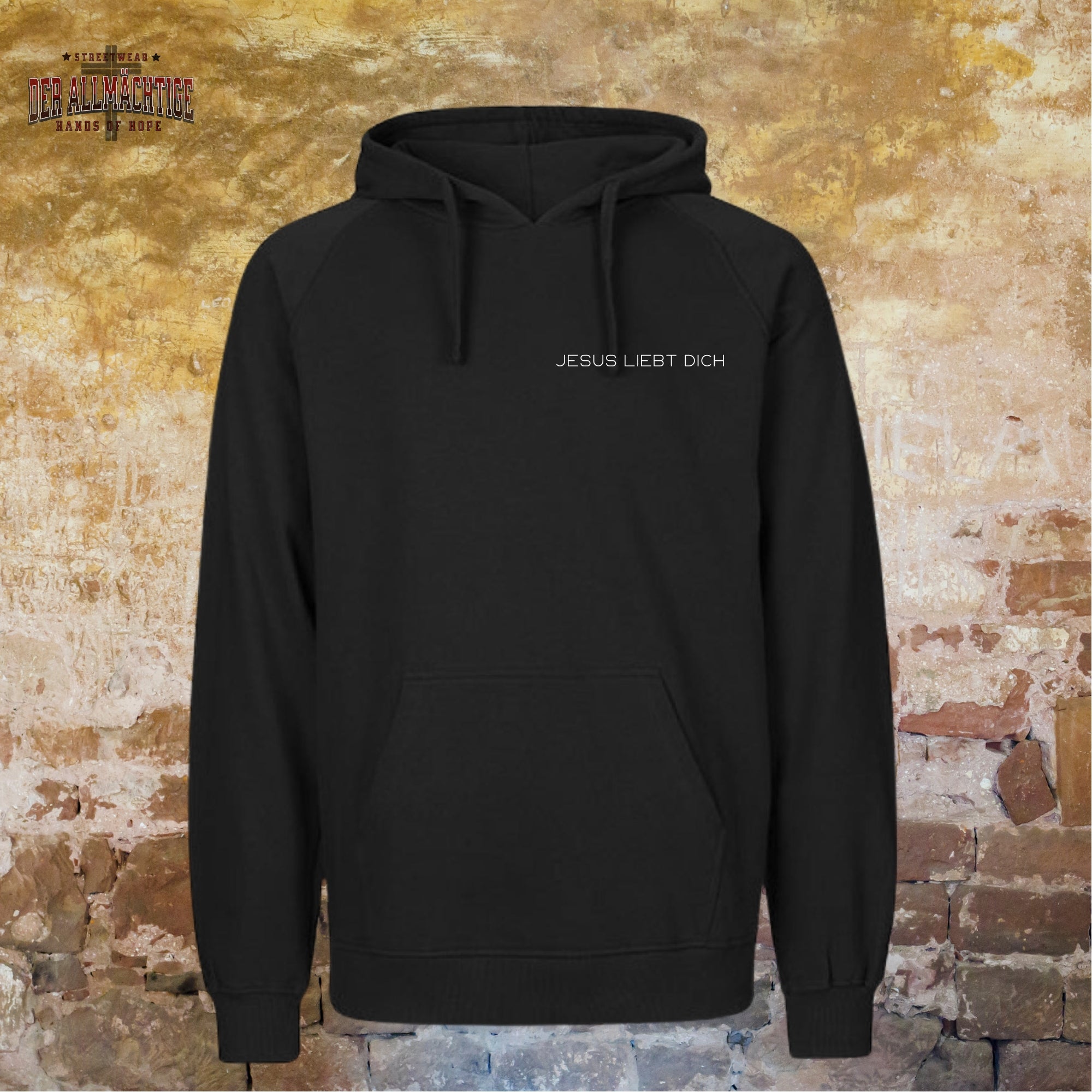 Jesus liebt dich Herren Hoodie
