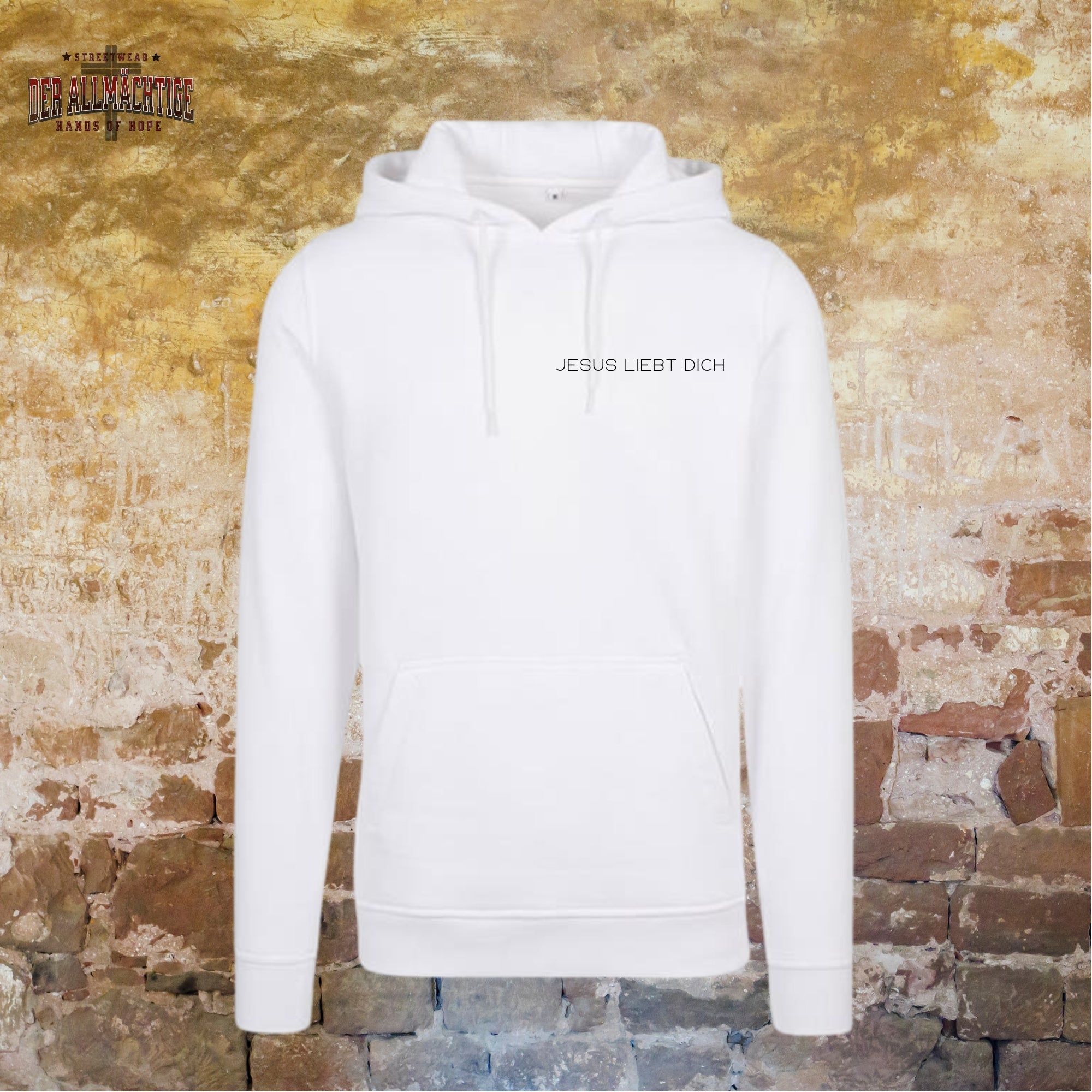 Jesus liebt dich Herren Hoodie