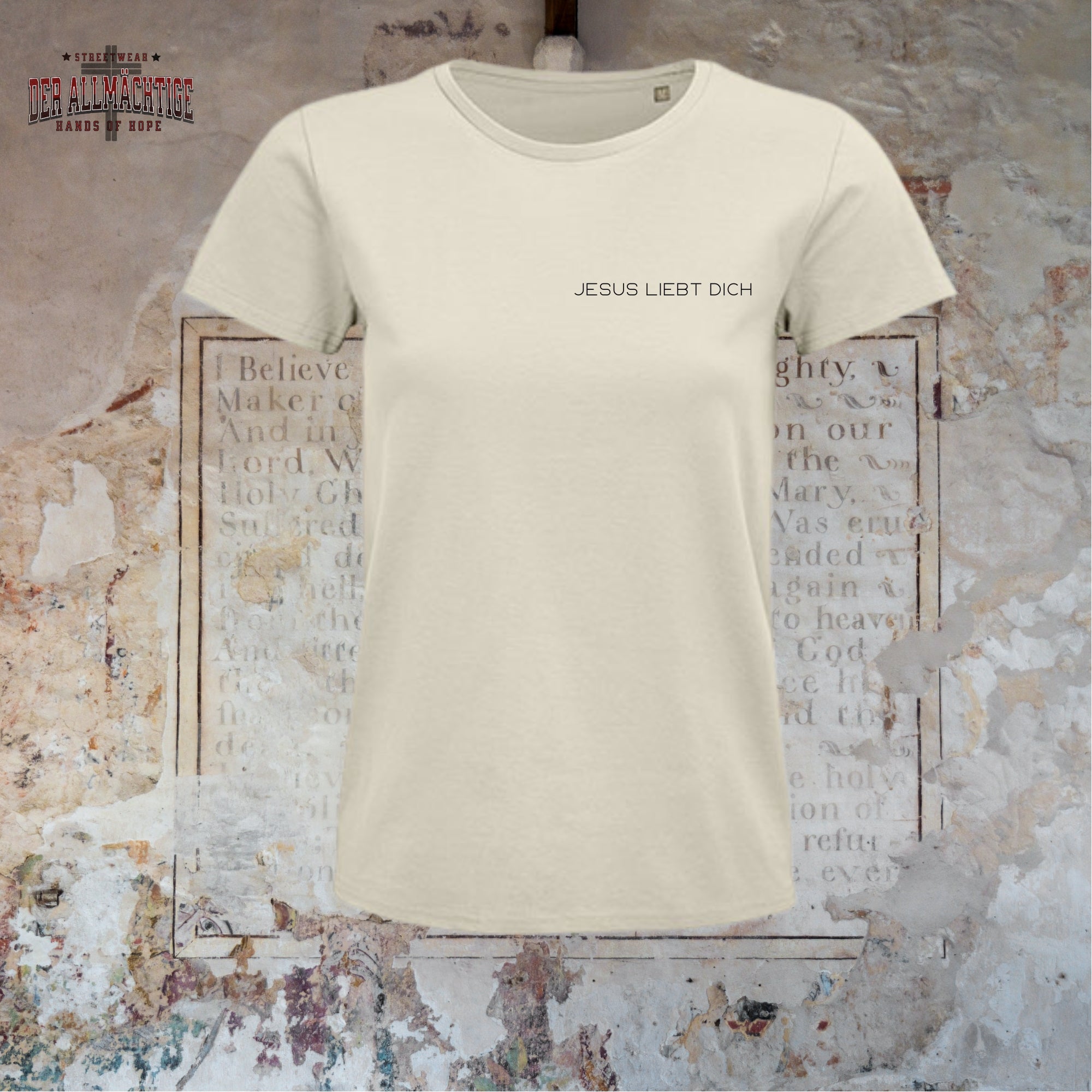 Jesus liebt dich Damen Premium Tshirt