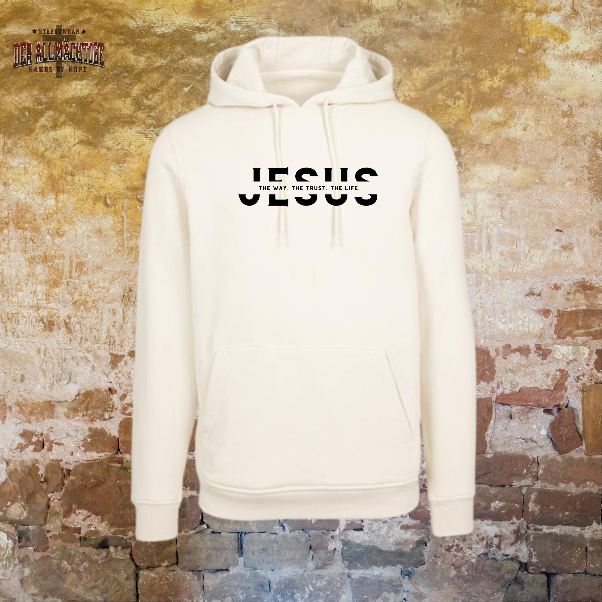 Jesus - they way. the trust. the life Herren Hoodie