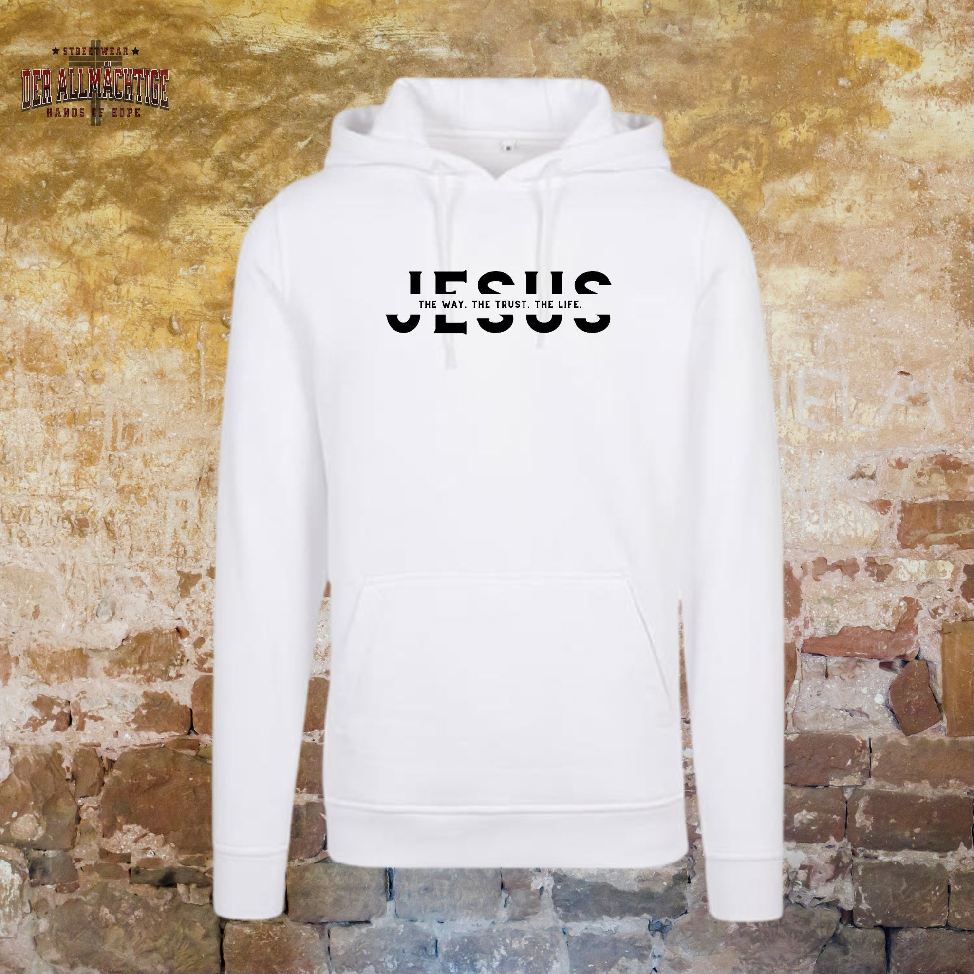 Jesus - they way. the trust. the life Herren Hoodie