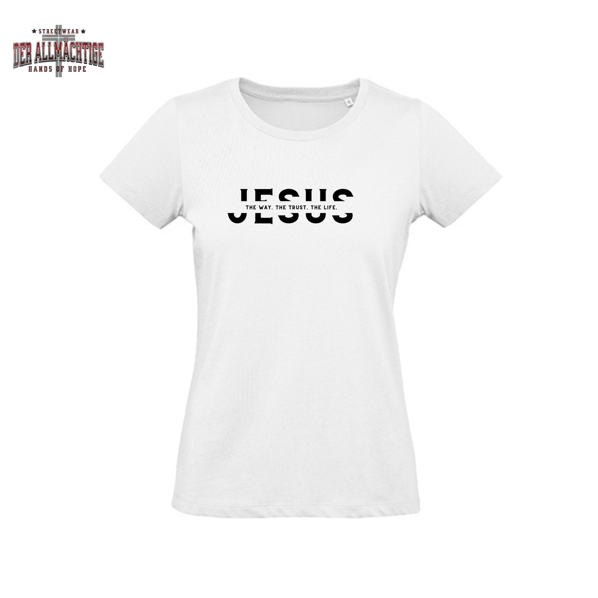 Jesus - they way. the trust. the life Damen T-Shirt