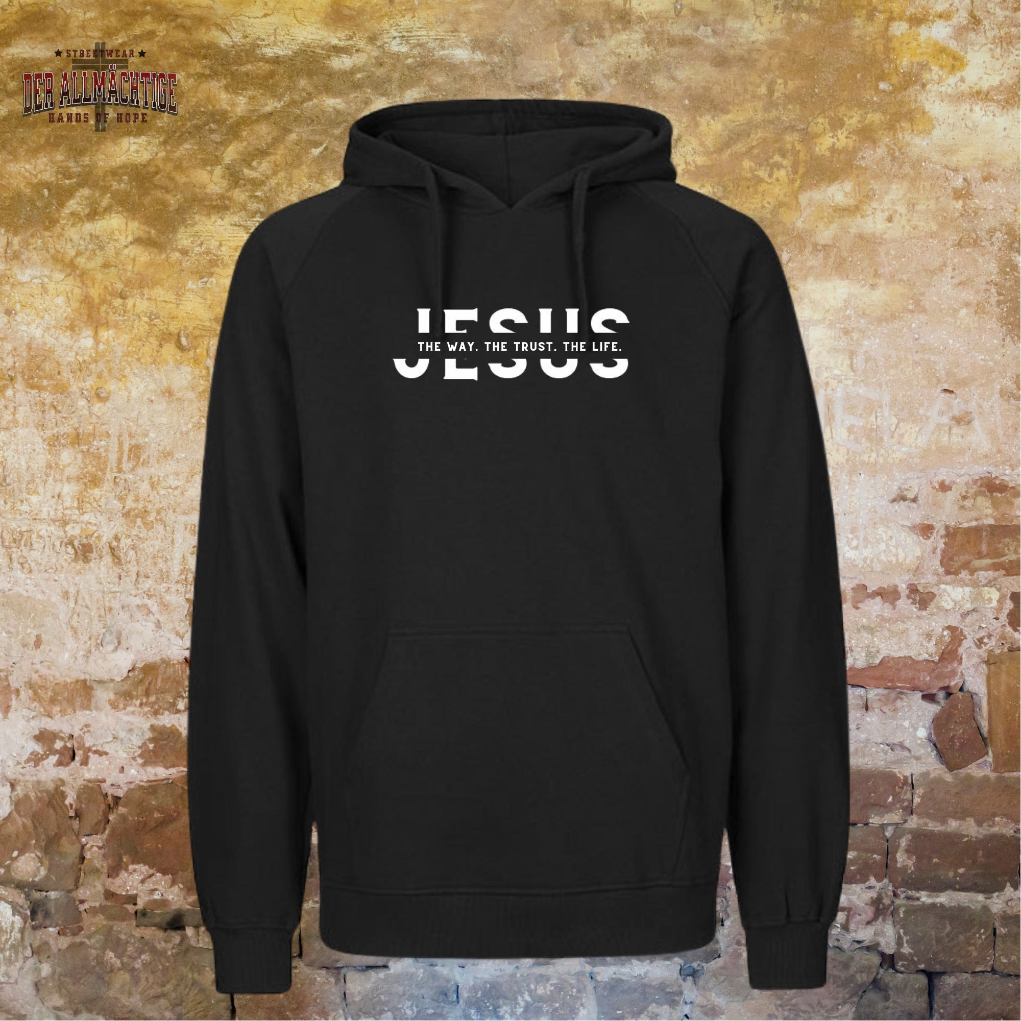 Jesus - they way. the trust. the life Herren Hoodie