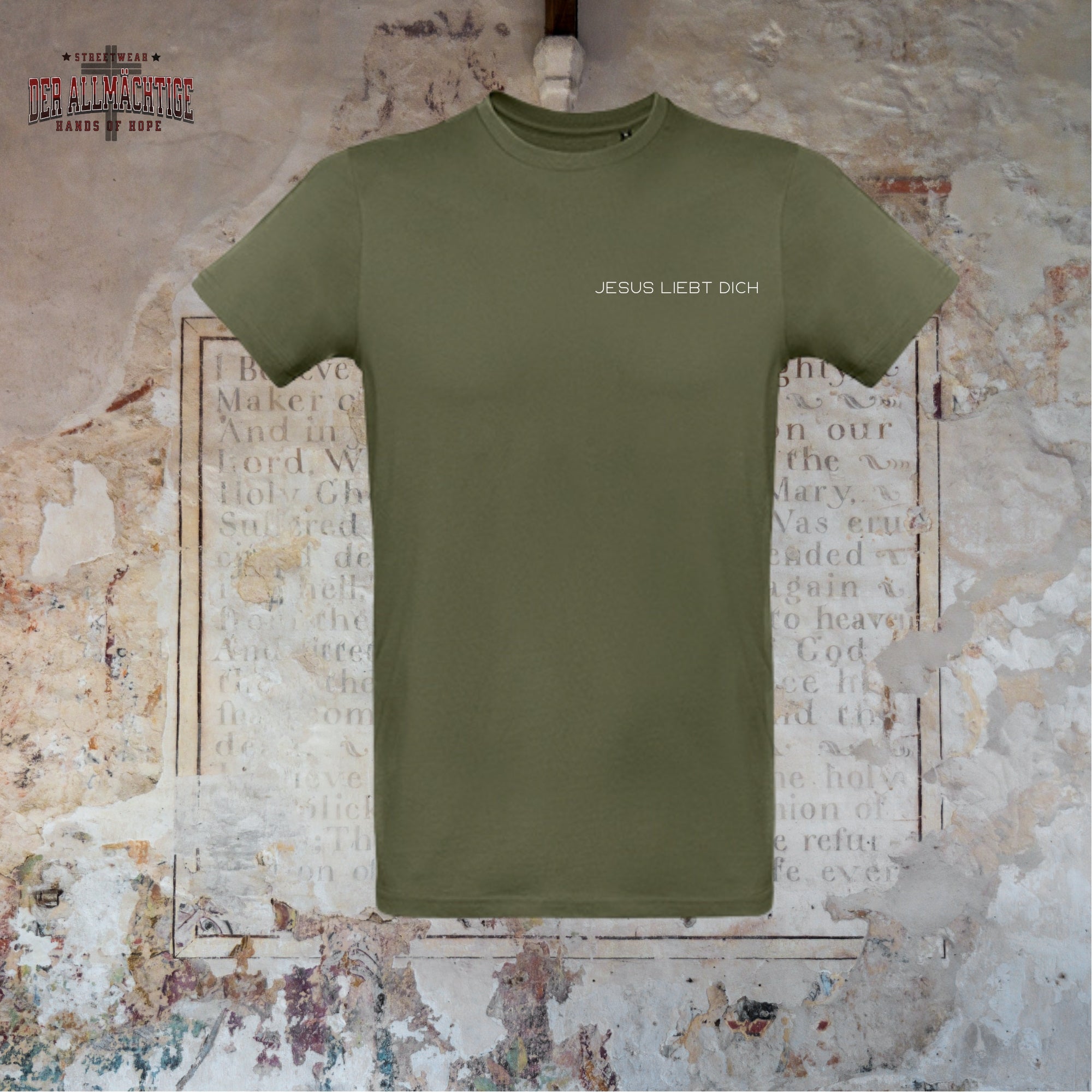 Jesus liebt dich Herren Premium Tshirt