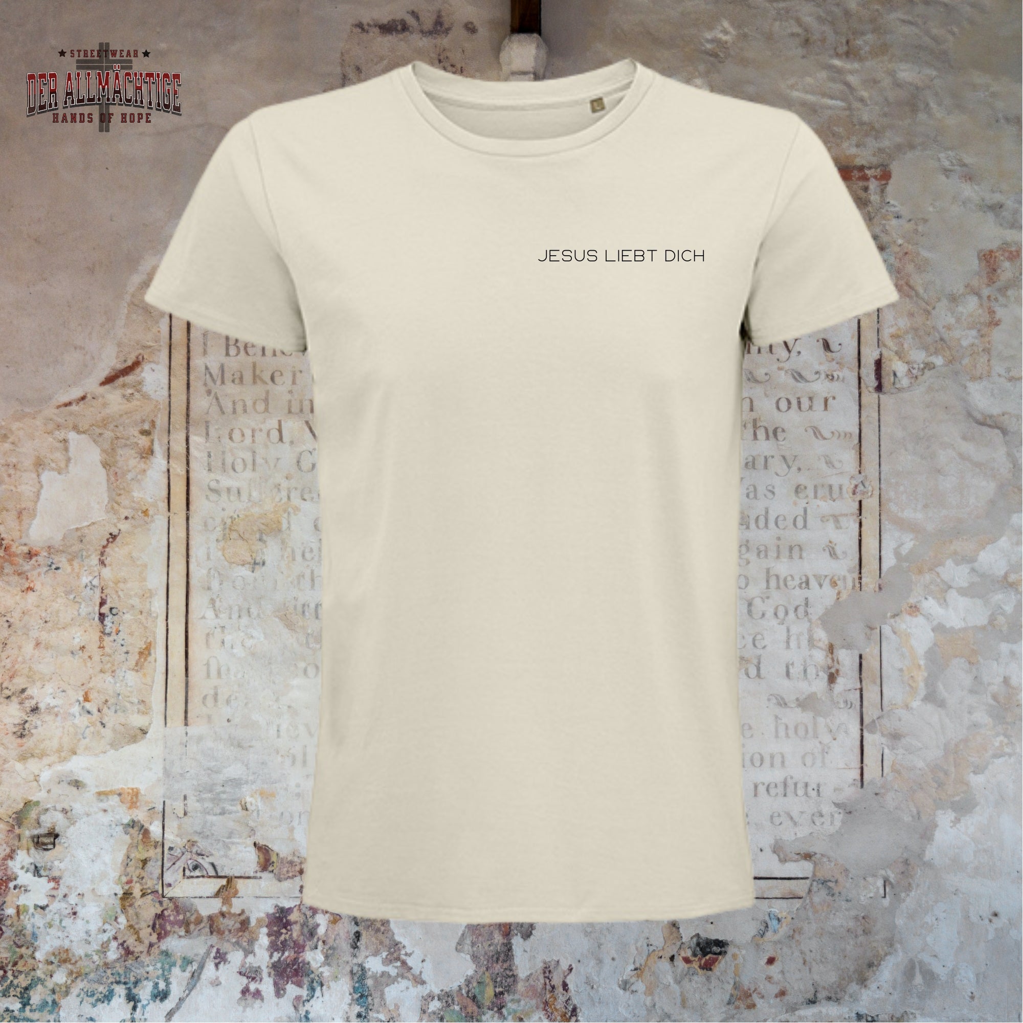Jesus liebt dich Herren Premium Tshirt