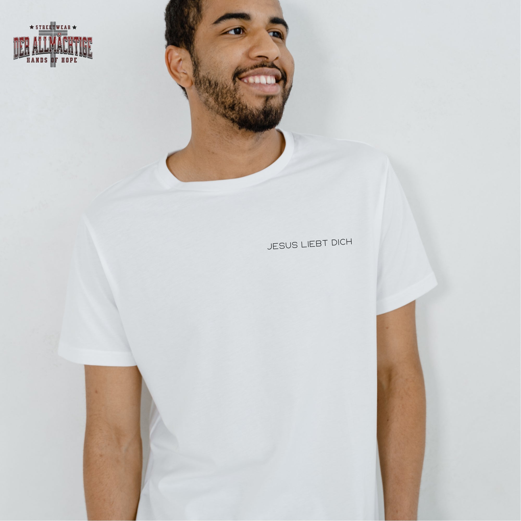 Jesus liebt dich Herren Premium Tshirt