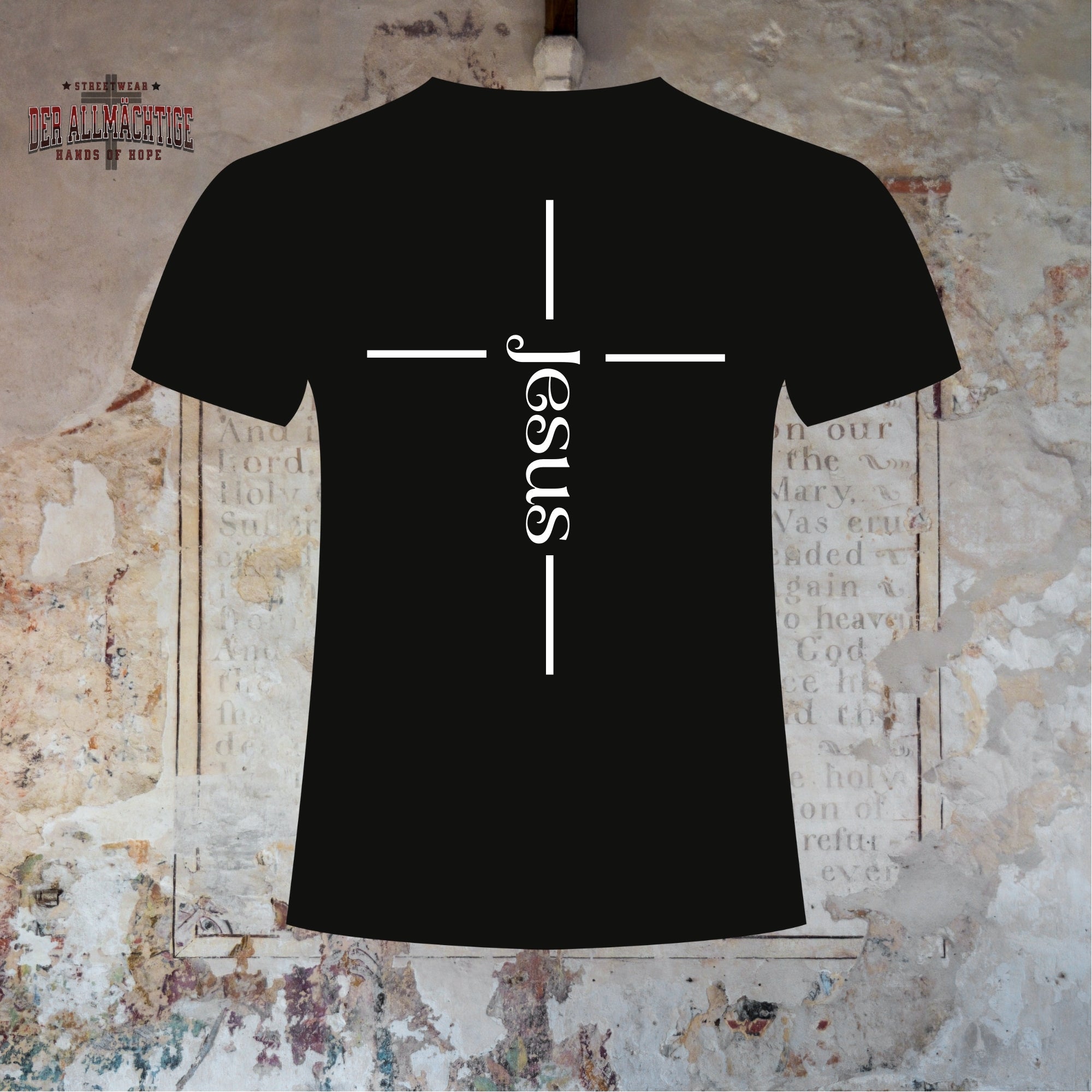 Jesus Kreuz Damen Tshirt