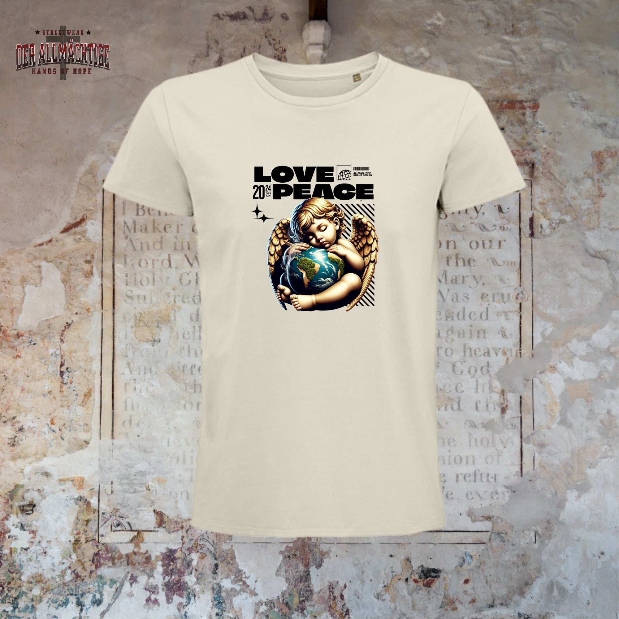 Peace & Love Herren Premium Tshirt