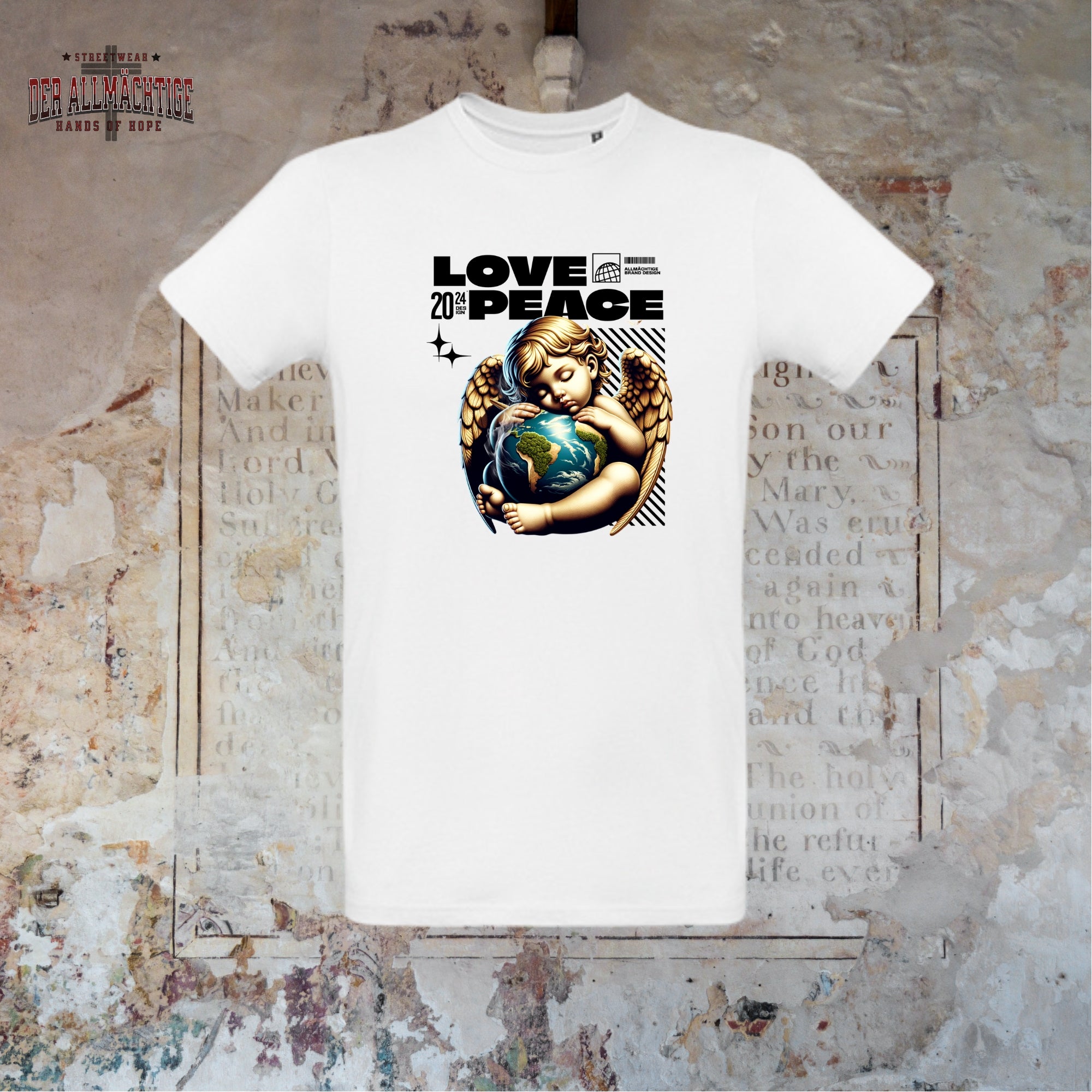 Peace & Love Herren Premium Tshirt