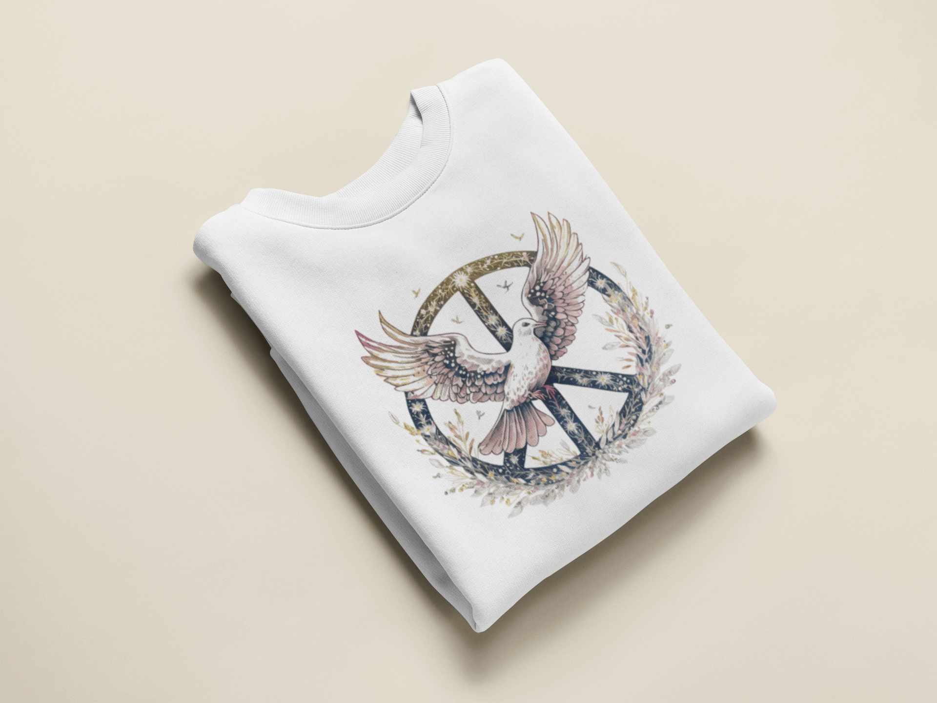 Peace Zeichen Herren Sweatshirt