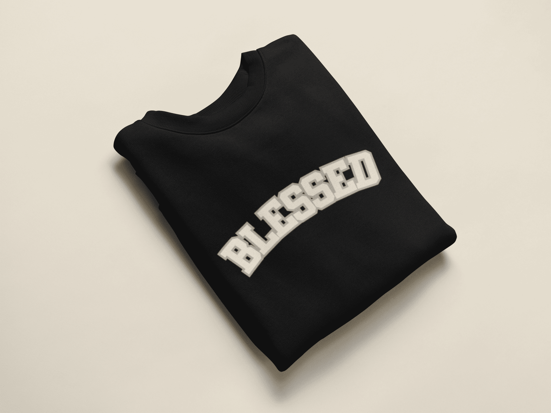 Blessed Schriftzug - Herren Sweatshirt