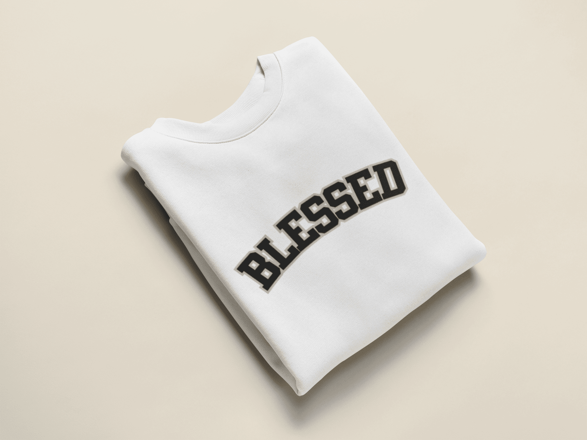 Blessed Schriftzug - Herren Sweatshirt