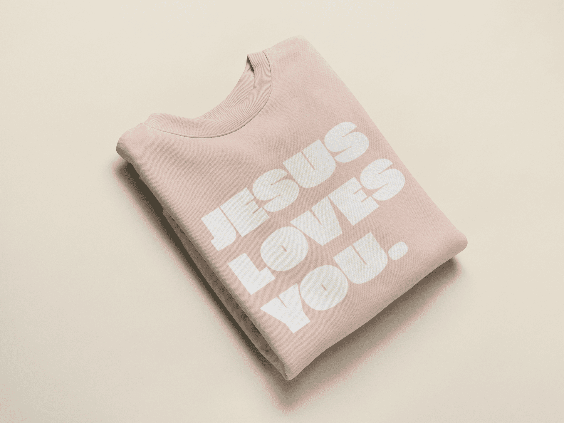 Jesus Loves You. - Herren Sweatshirt