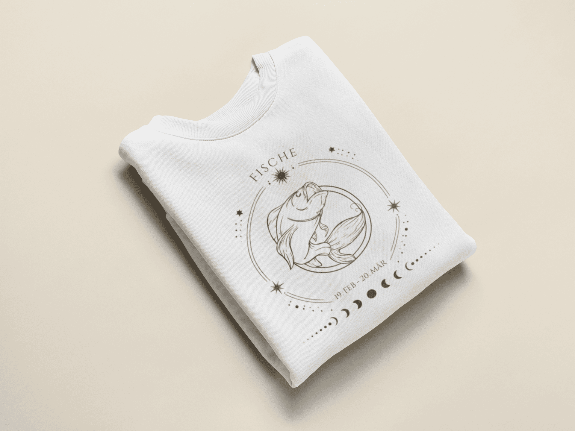 Sternzeichen Fische- Herren Sweatshirt