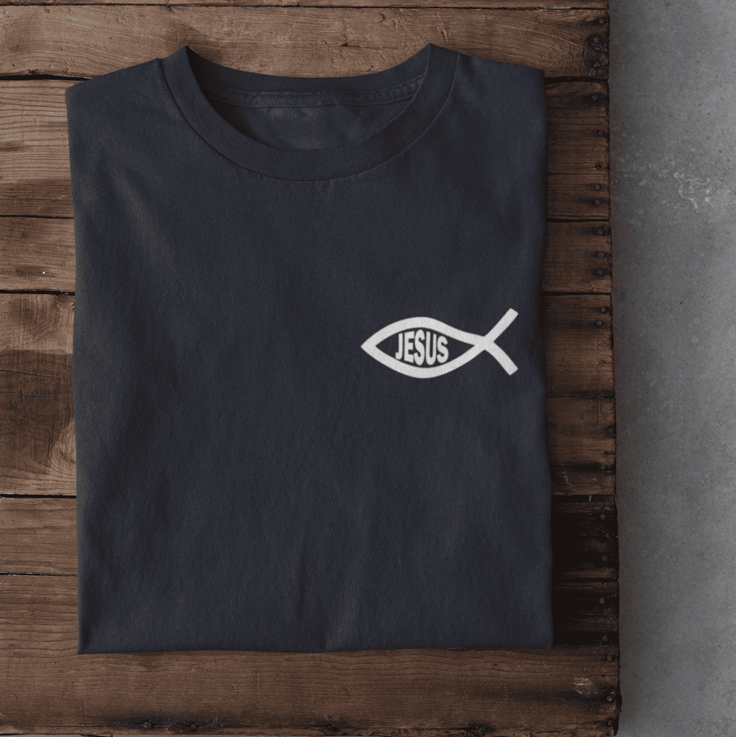 Eucharistischer Fisch mit Jesus - Damen Tshirt