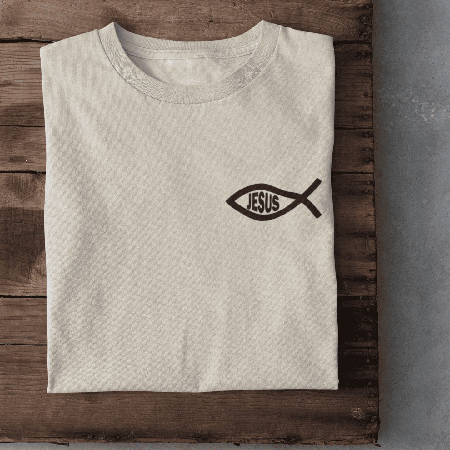 Eucharistischer Fisch mit Jesus - Damen Tshirt