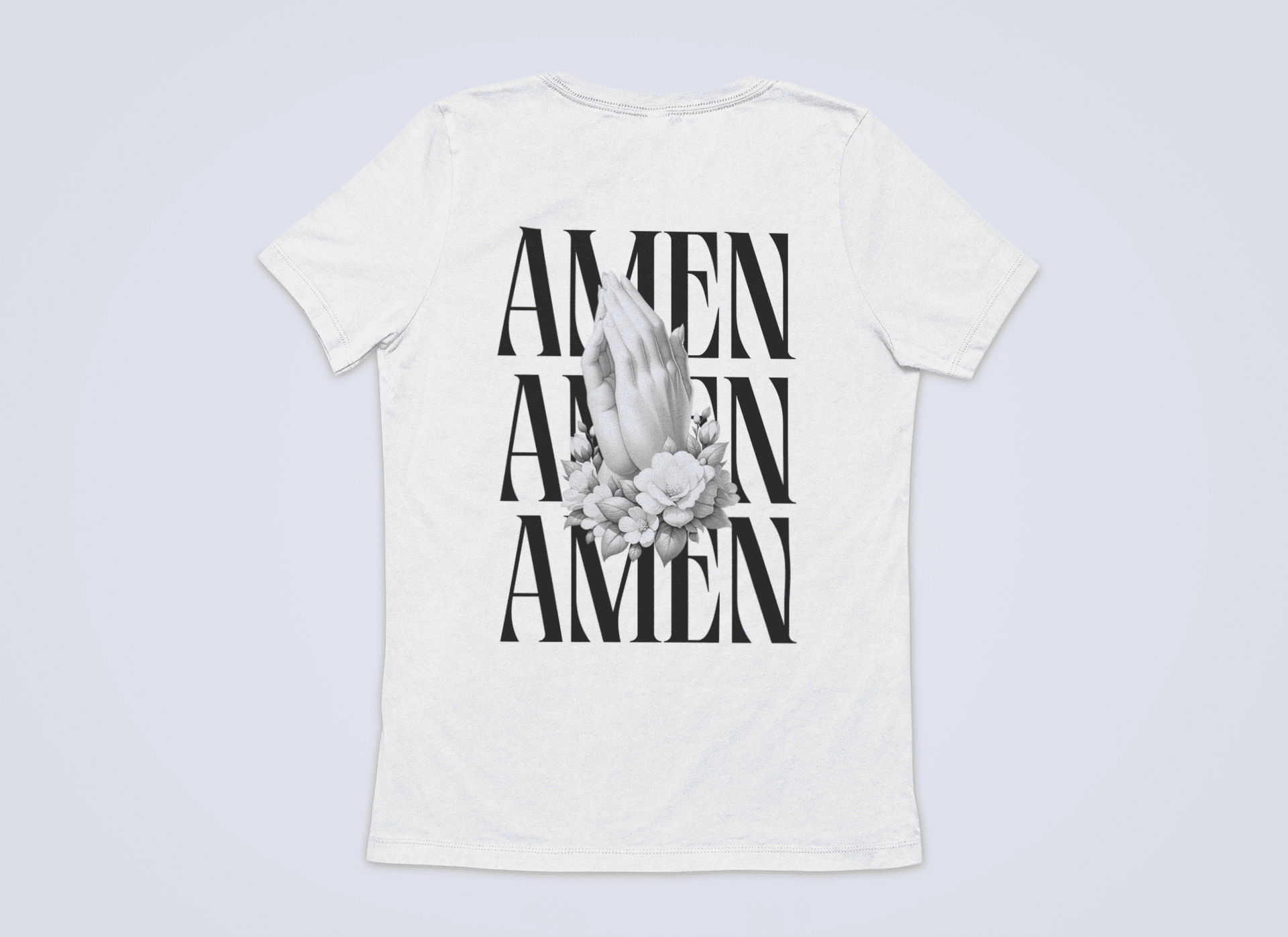 Amen Backprint - Damen Tshirt