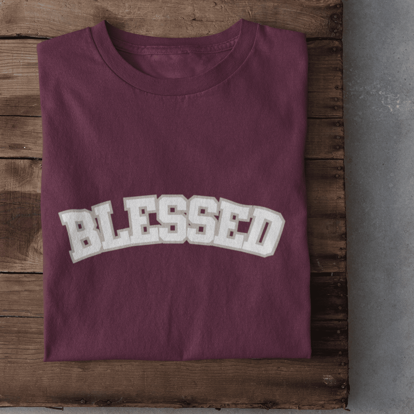 Blessed Schriftzug - Herren Tshirt