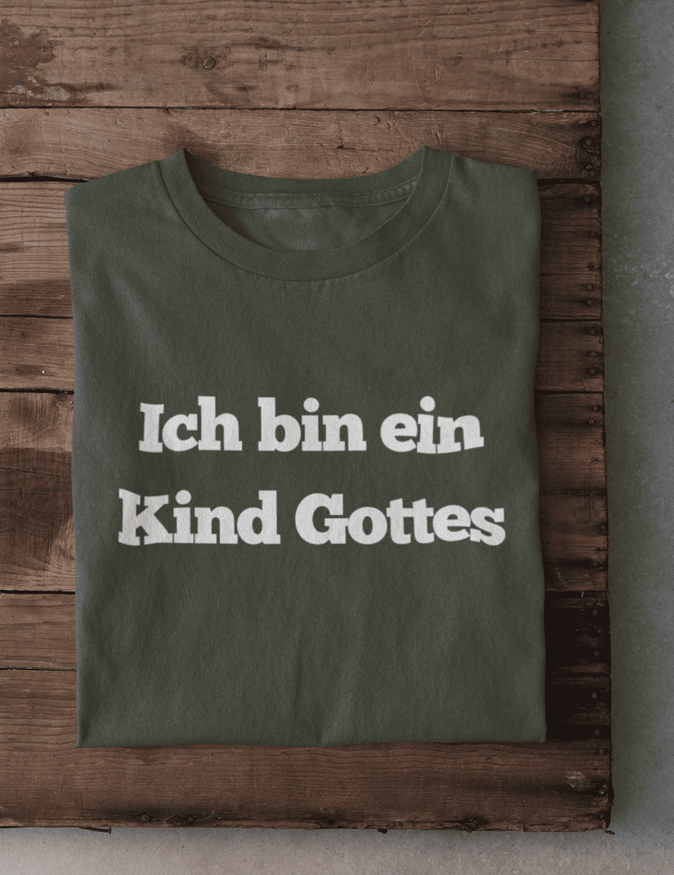 Ich bin ein Kind Gottes Damen Tshirt