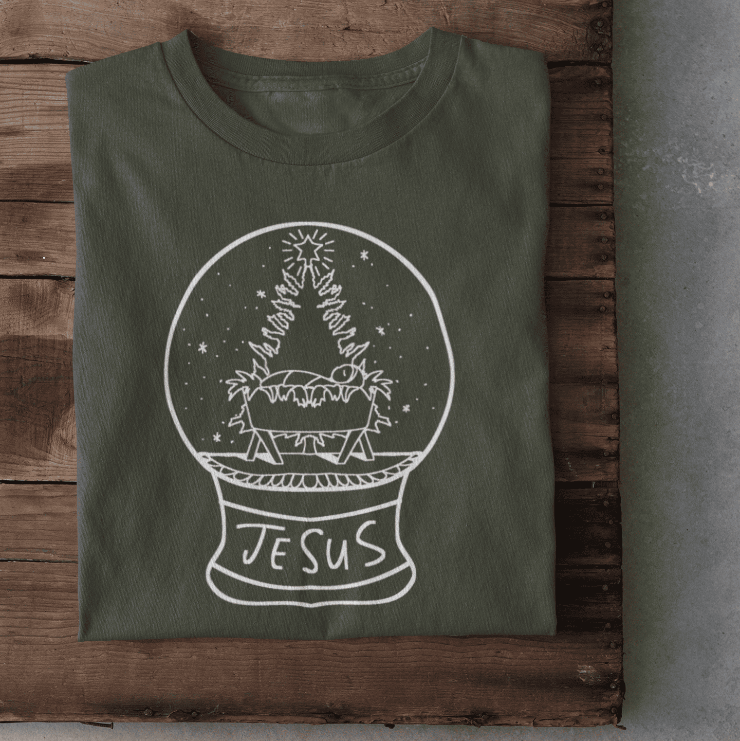 Schneekugel Damen Tshirt