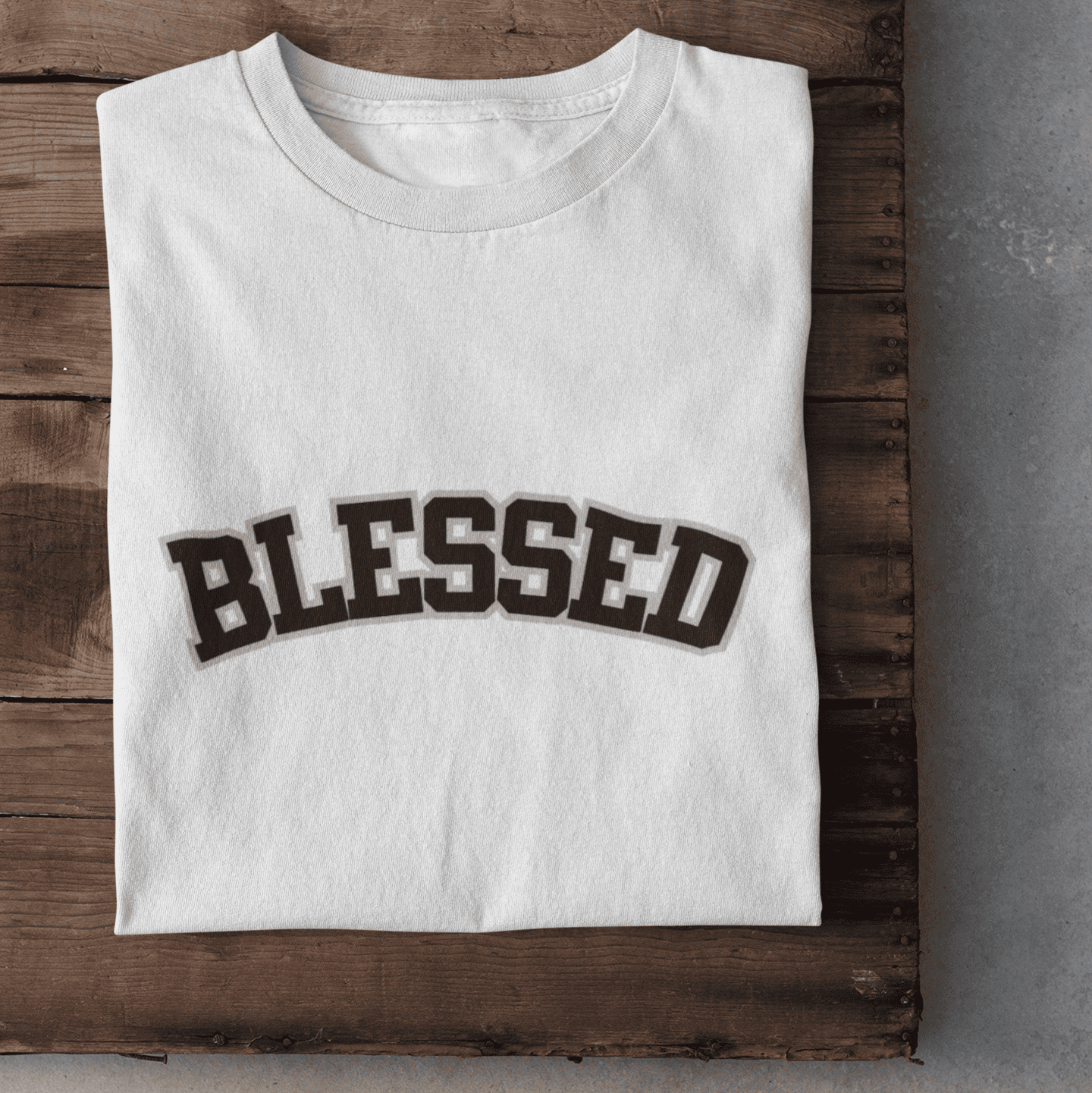 Blessed Schriftzug - Herren Tshirt