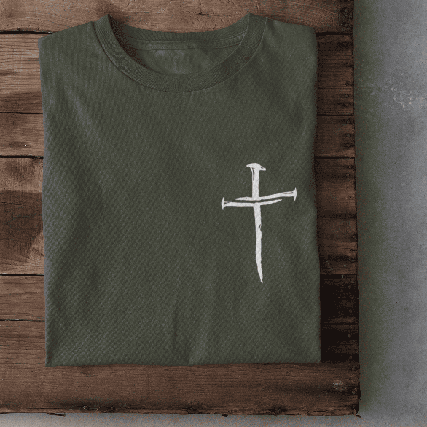 Kreuz mit Nägel - Herren Tshirt