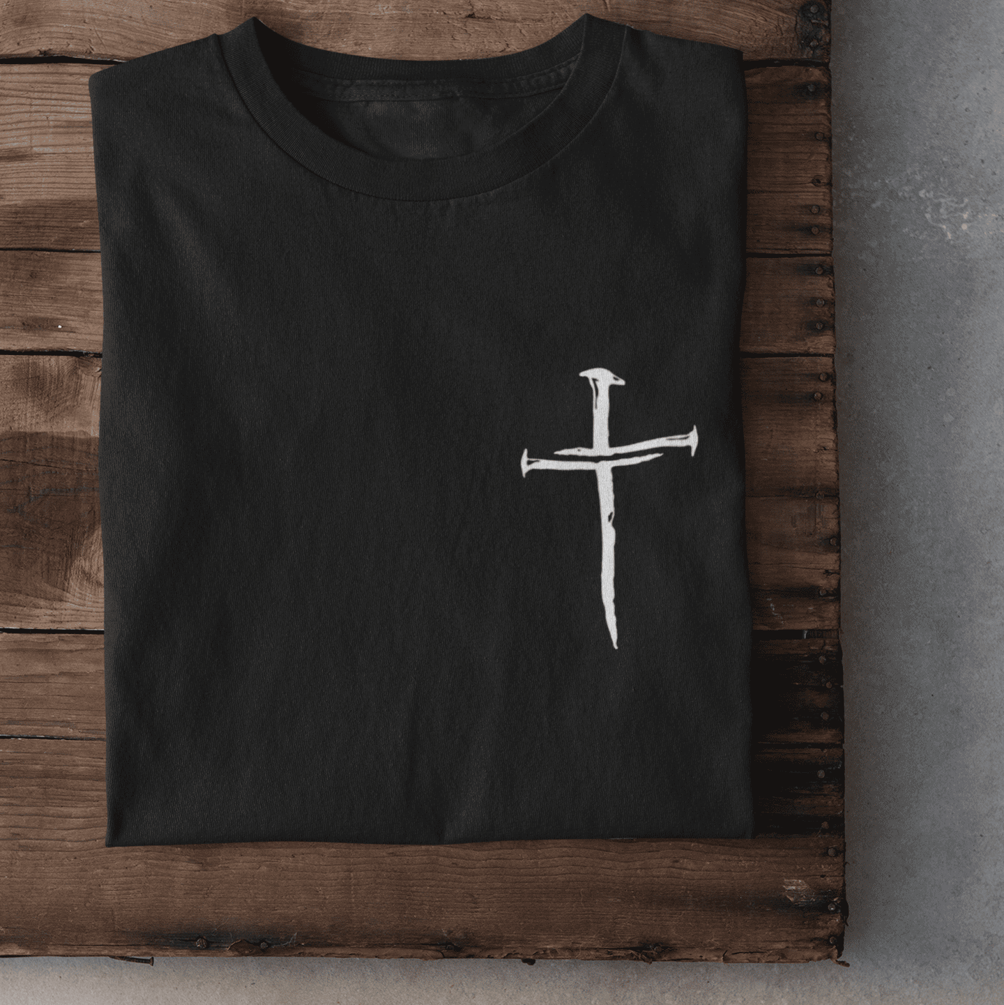 Kreuz mit Nägel - Herren Tshirt
